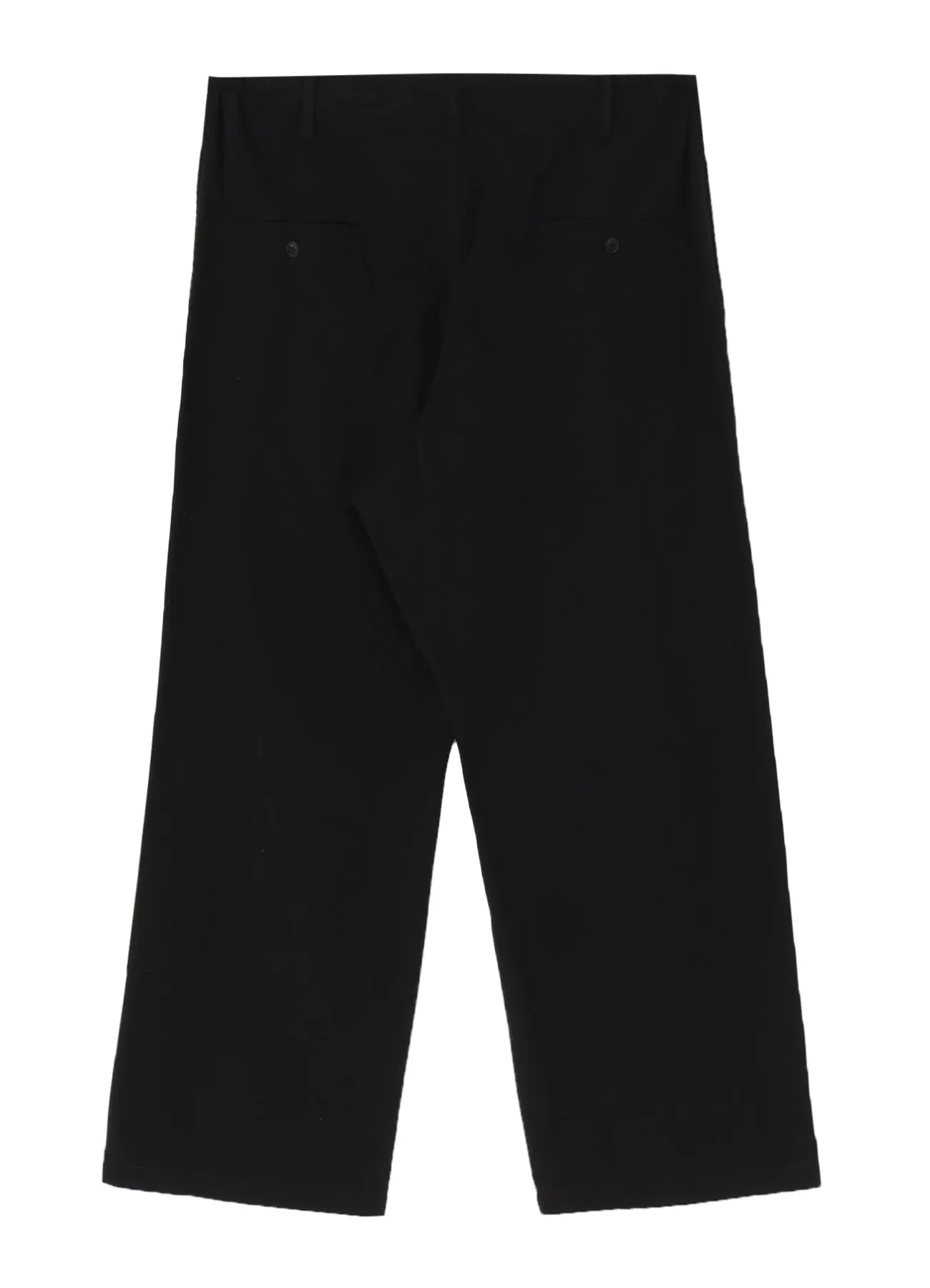 STRING PANTS WITH COTTON LINEN UNEVEN YARN CANVAS sold by Yohji Yamamoto product image thumbnail 3