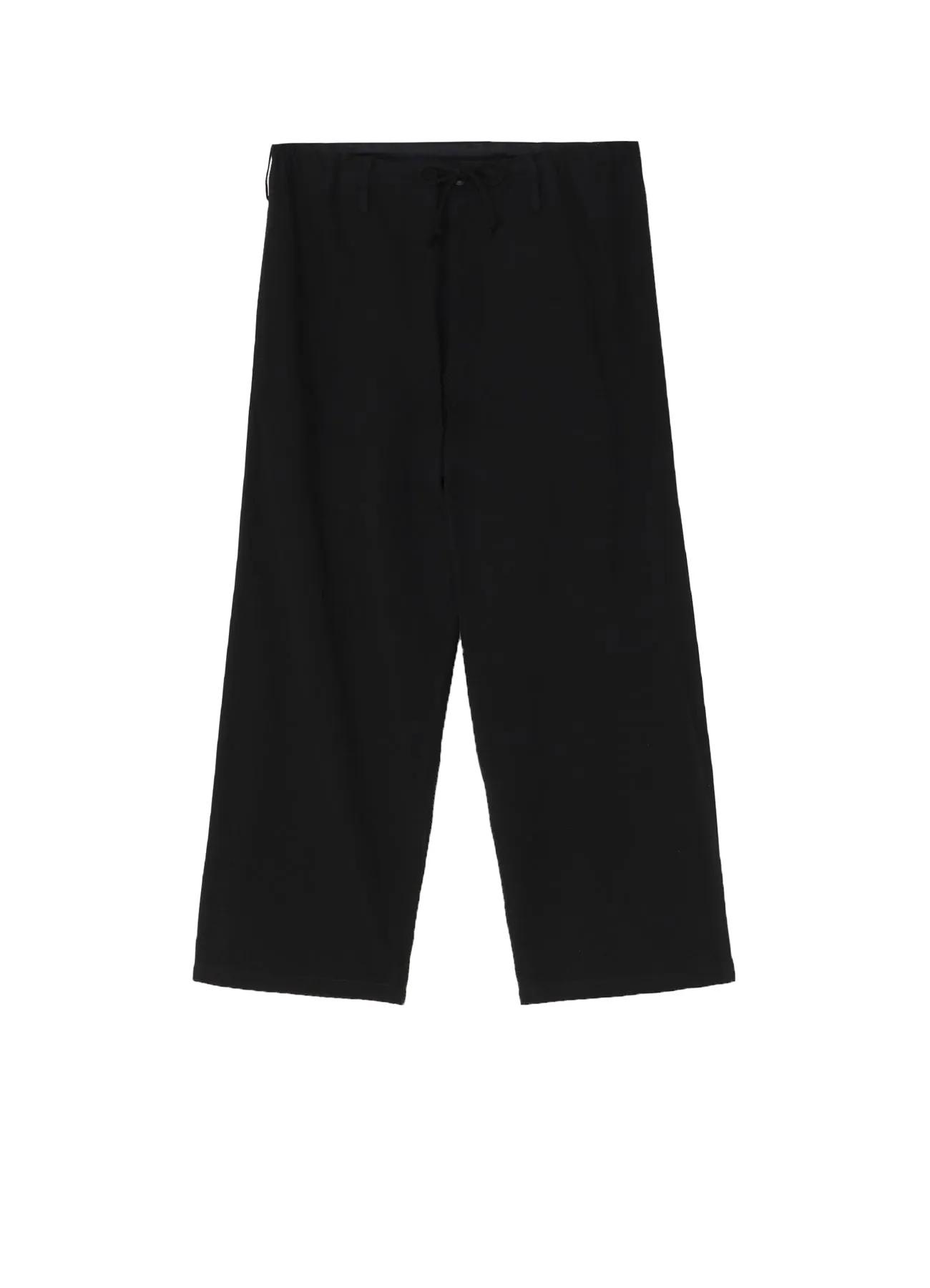 STRING PANTS WITH COTTON LINEN UNEVEN YARN CANVAS sold by Yohji Yamamoto