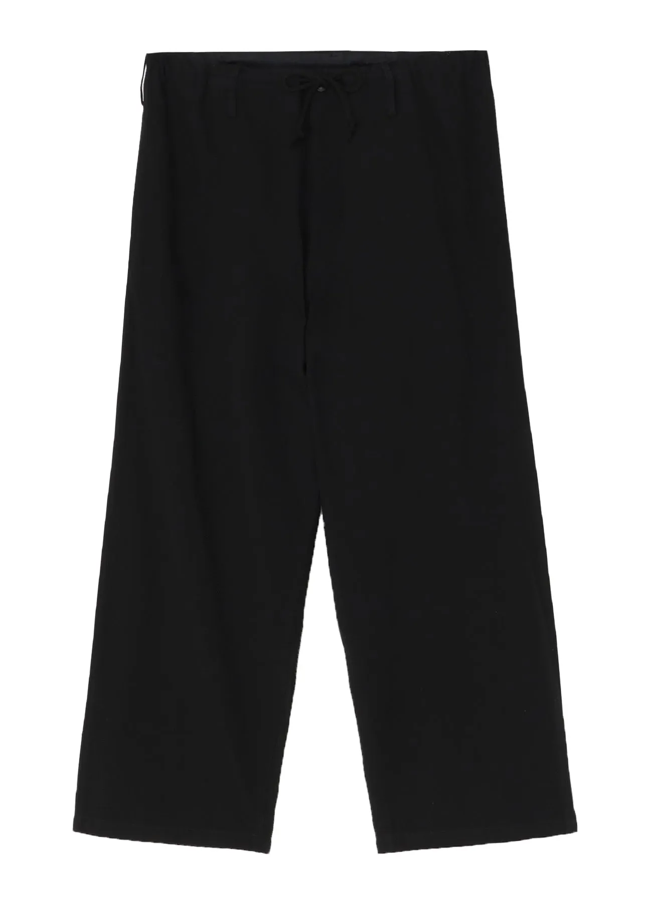 STRING PANTS WITH COTTON LINEN UNEVEN YARN CANVAS sold by Yohji Yamamoto product image thumbnail 2