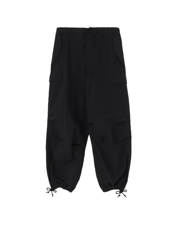 CARGO PANTS WITH COTTON LINEN UNEVEN YARN CANVAS sold by Yohji Yamamoto