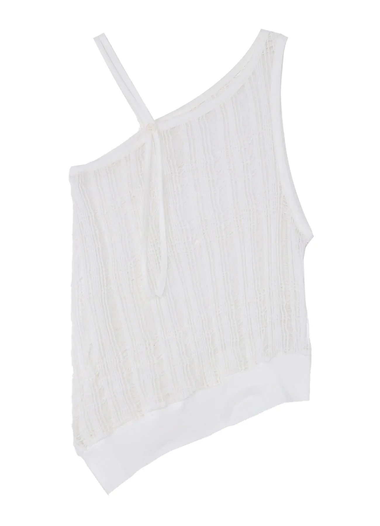 JAQCUARD PLAID CAMISOLE TANKTOP sold by Yohji Yamamoto product image thumbnail 2