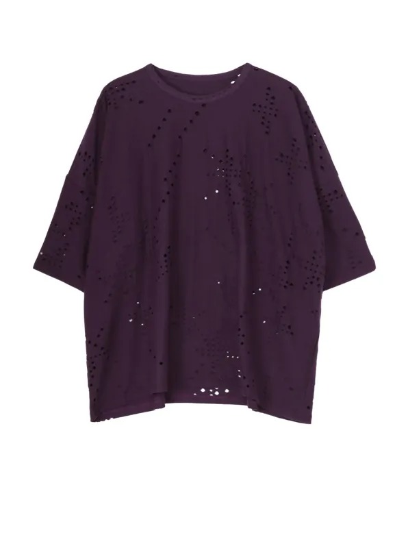 COTTON JERSEY HOLE DESIGN BIG T sold by Yohji Yamamoto