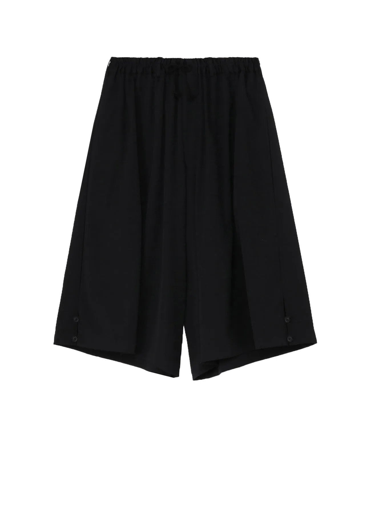 WOOL GABARDINE BOX PLEATS PANTS sold by Yohji Yamamoto