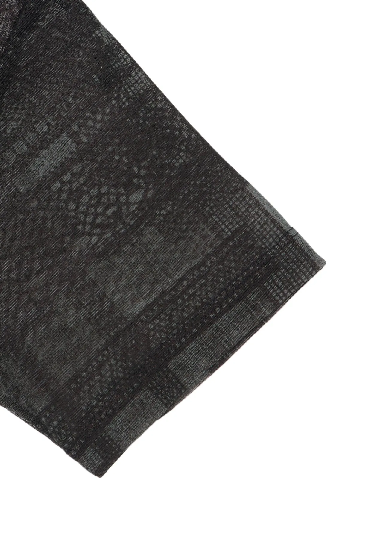 TULLE LACE PRINT HALF SLEEVE T sold by Yohji Yamamoto product image thumbnail 5