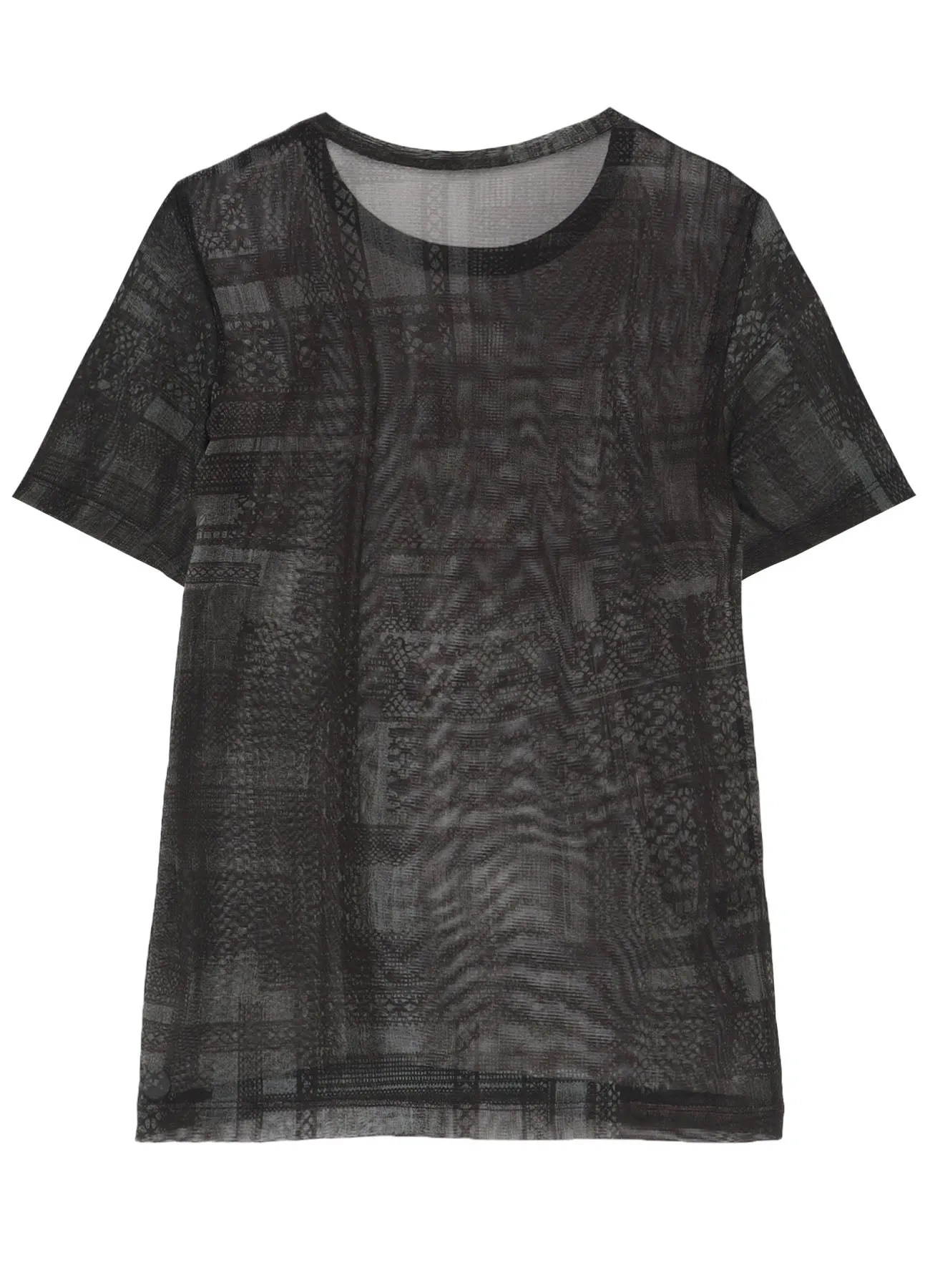 TULLE LACE PRINT HALF SLEEVE T sold by Yohji Yamamoto product image thumbnail 3