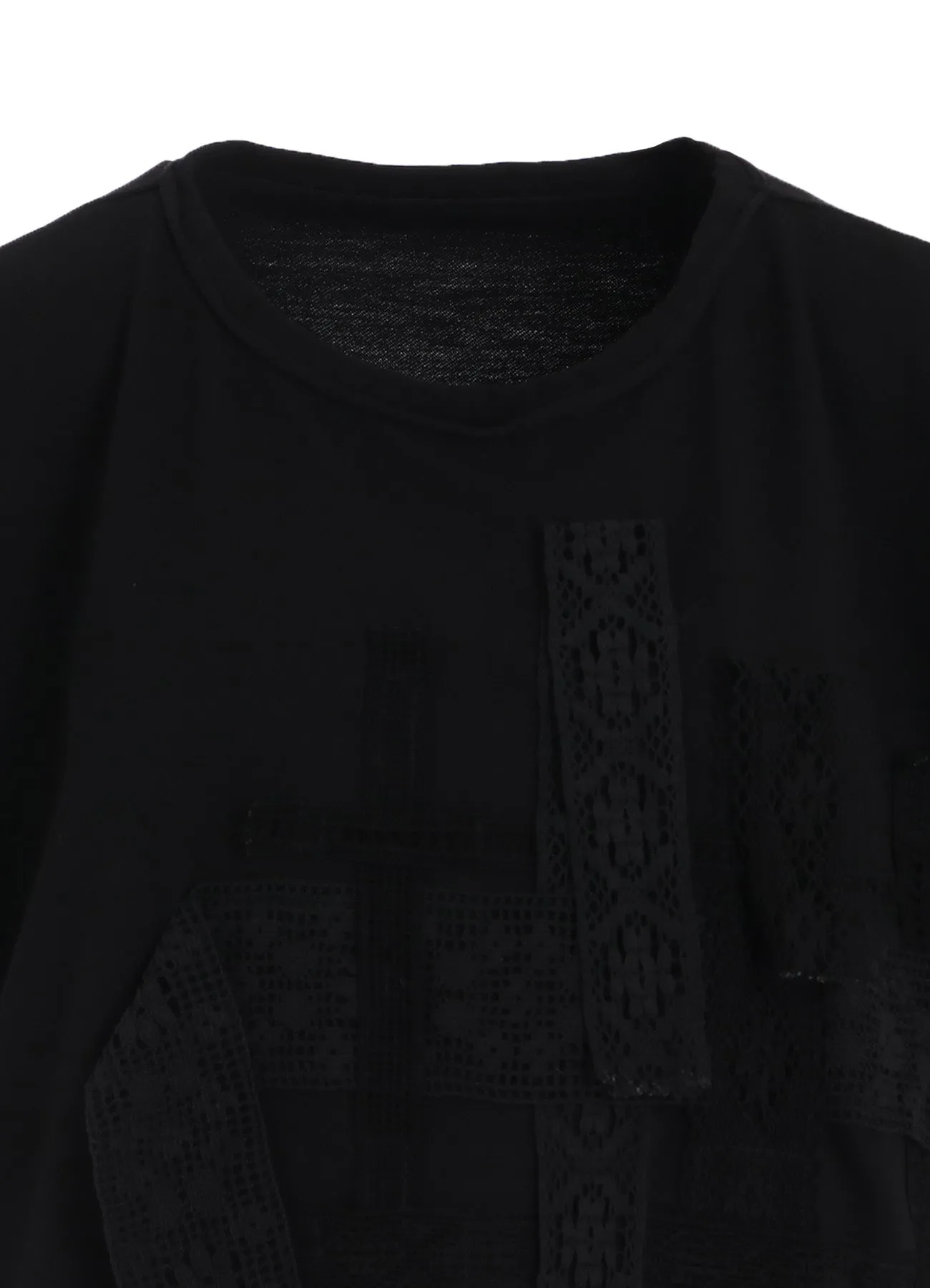 HALF SLEEVE T WITH LACE sold by Yohji Yamamoto product image thumbnail 5