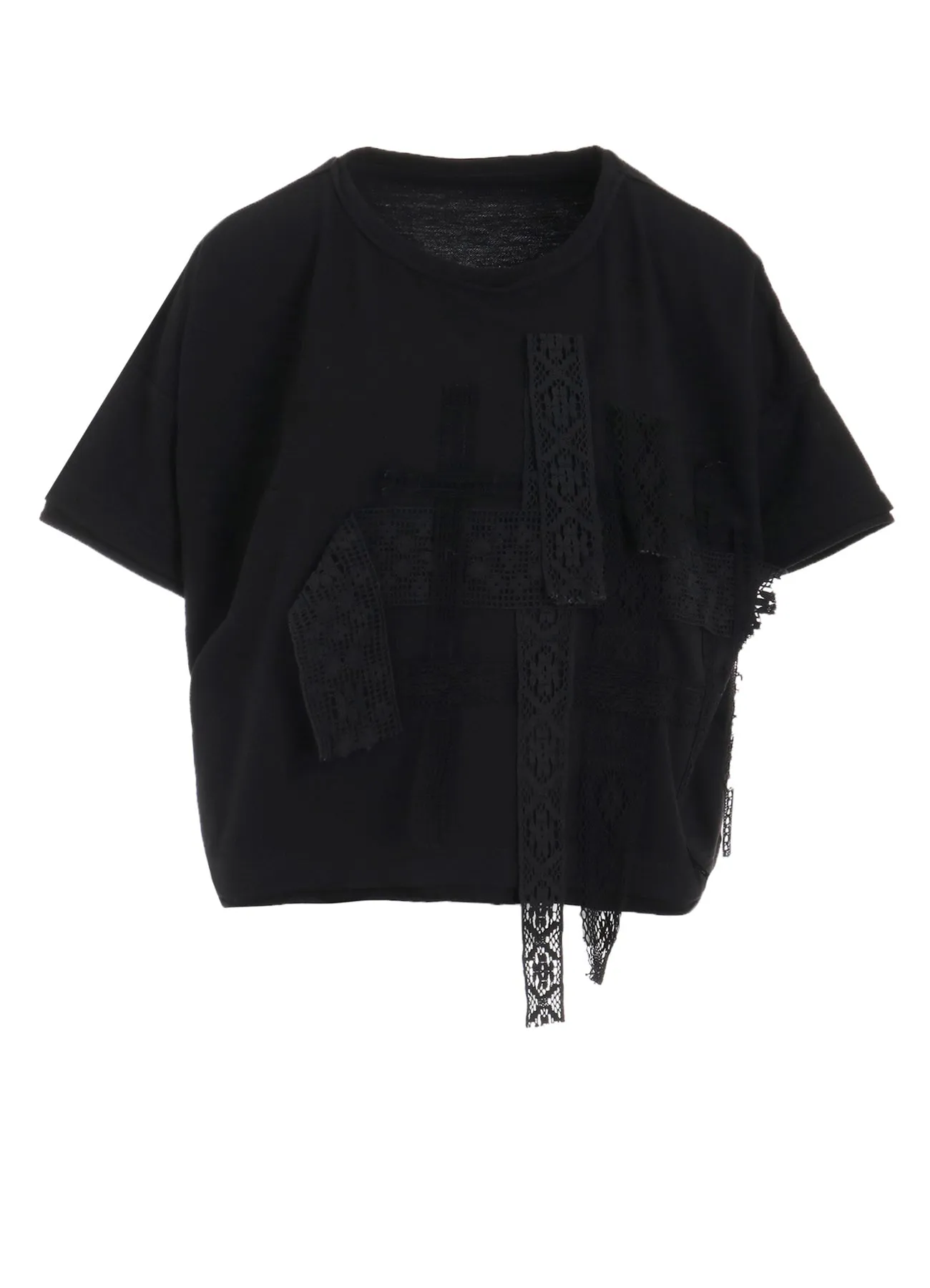 HALF SLEEVE T WITH LACE sold by Yohji Yamamoto