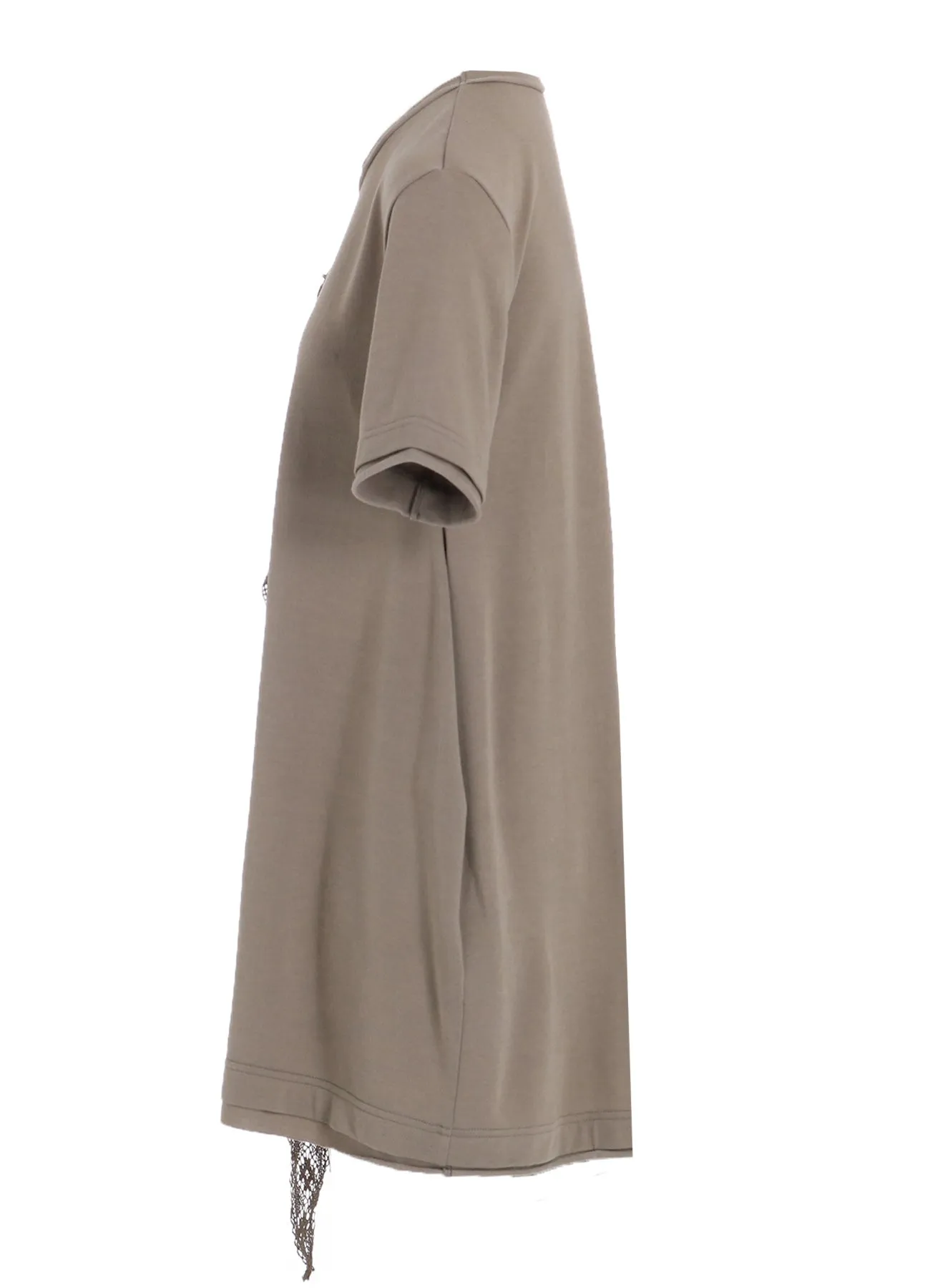 HALF SLEEVE LONG T WITH LACE sold by Yohji Yamamoto product image thumbnail 3