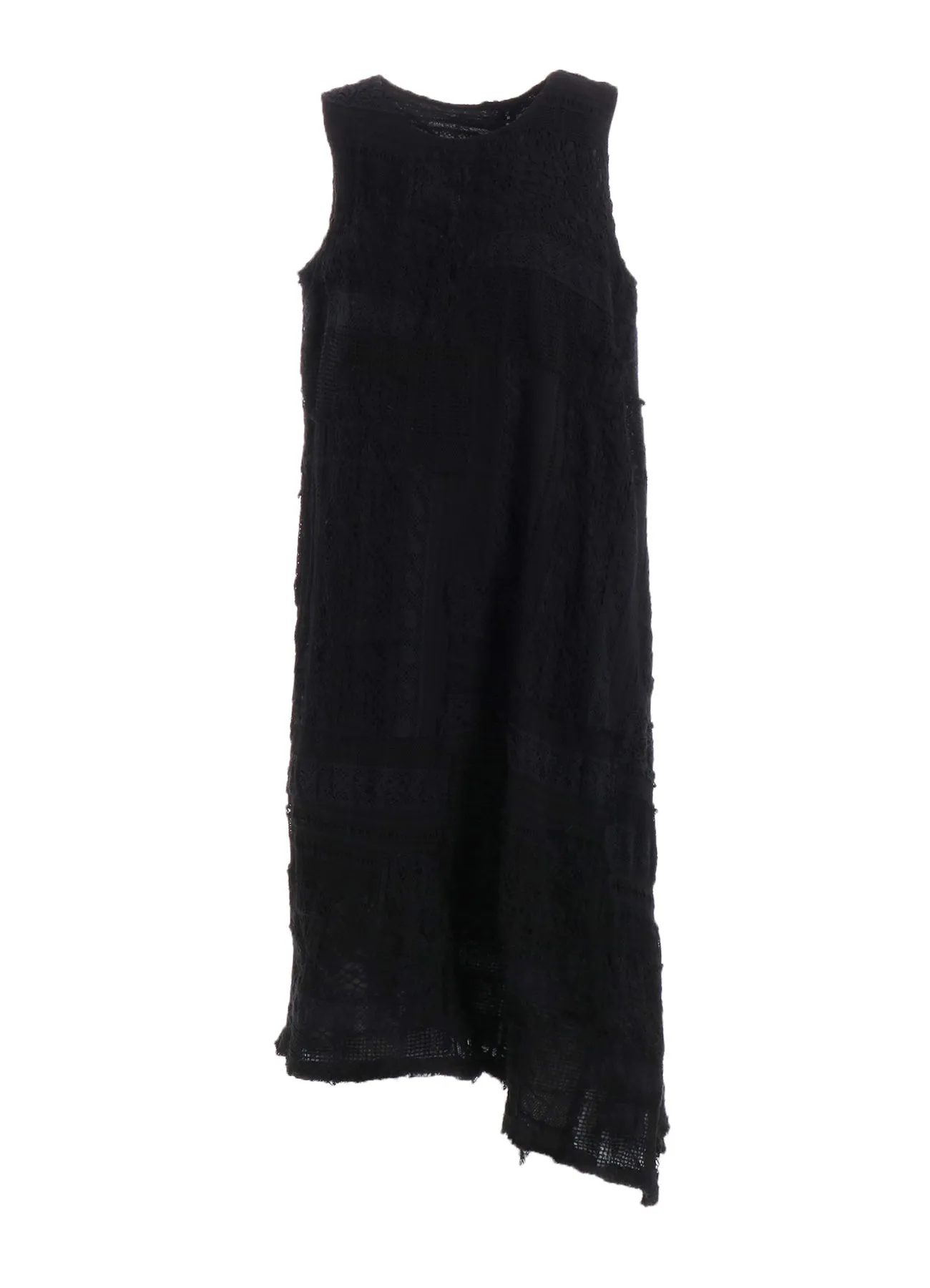 LACE PATCHWORK SLEEVELESS DRESS sold by Yohji Yamamoto product image thumbnail 2