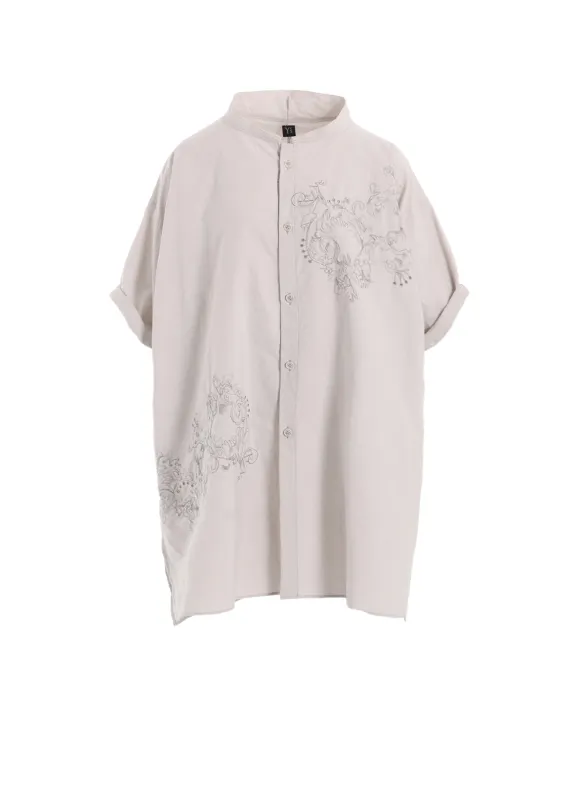 COTTON BROAD BALLER LACE BLOUSE sold by Yohji Yamamoto