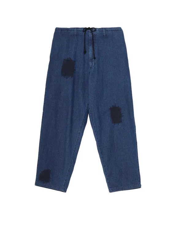 8OZ DENIM + DUNGAREE WAIST DRAWSTRING PANTS sold by Yohji Yamamoto