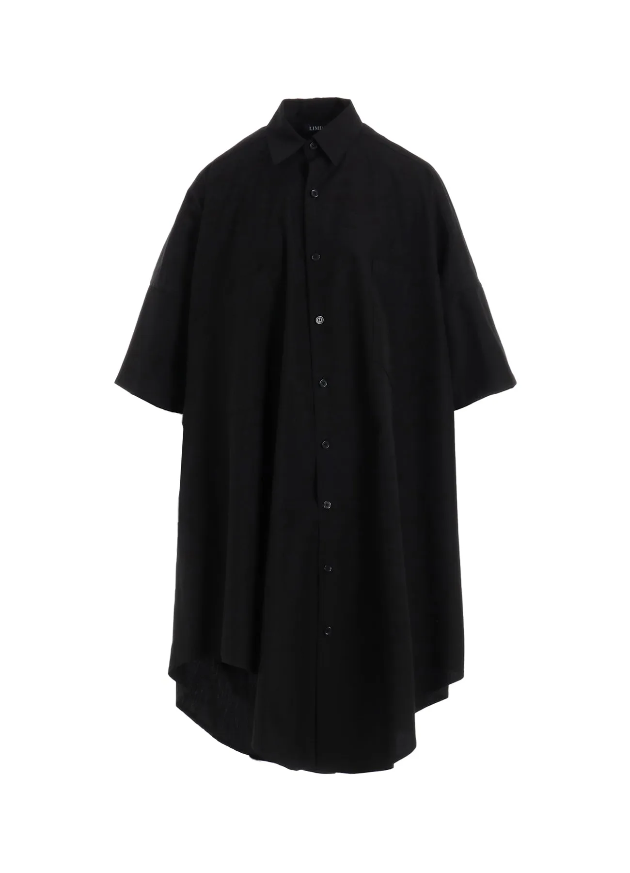 100/2 BROAD COTTON ASYMMETRY SHIRT sold by Yohji Yamamoto