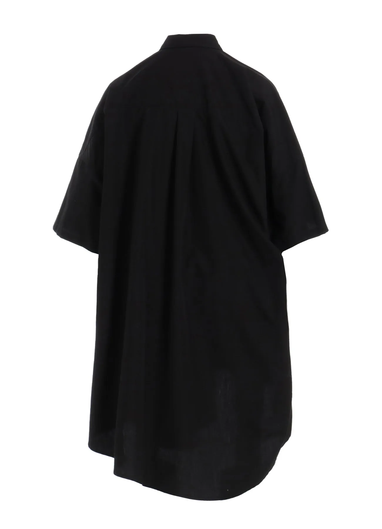 100/2 BROAD COTTON ASYMMETRY SHIRT sold by Yohji Yamamoto product image thumbnail 4
