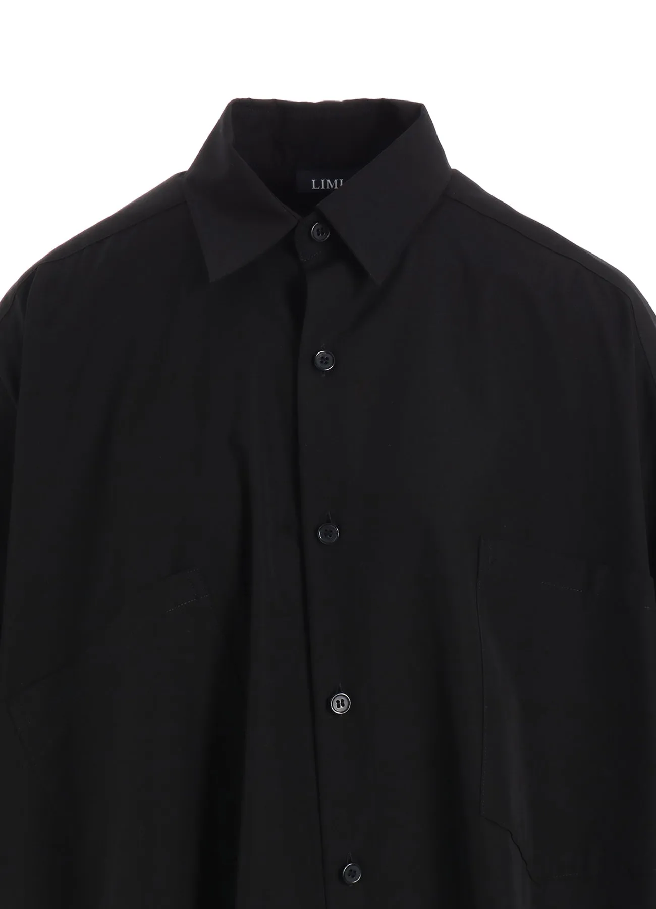 100/2 BROAD COTTON ASYMMETRY SHIRT sold by Yohji Yamamoto product image thumbnail 5