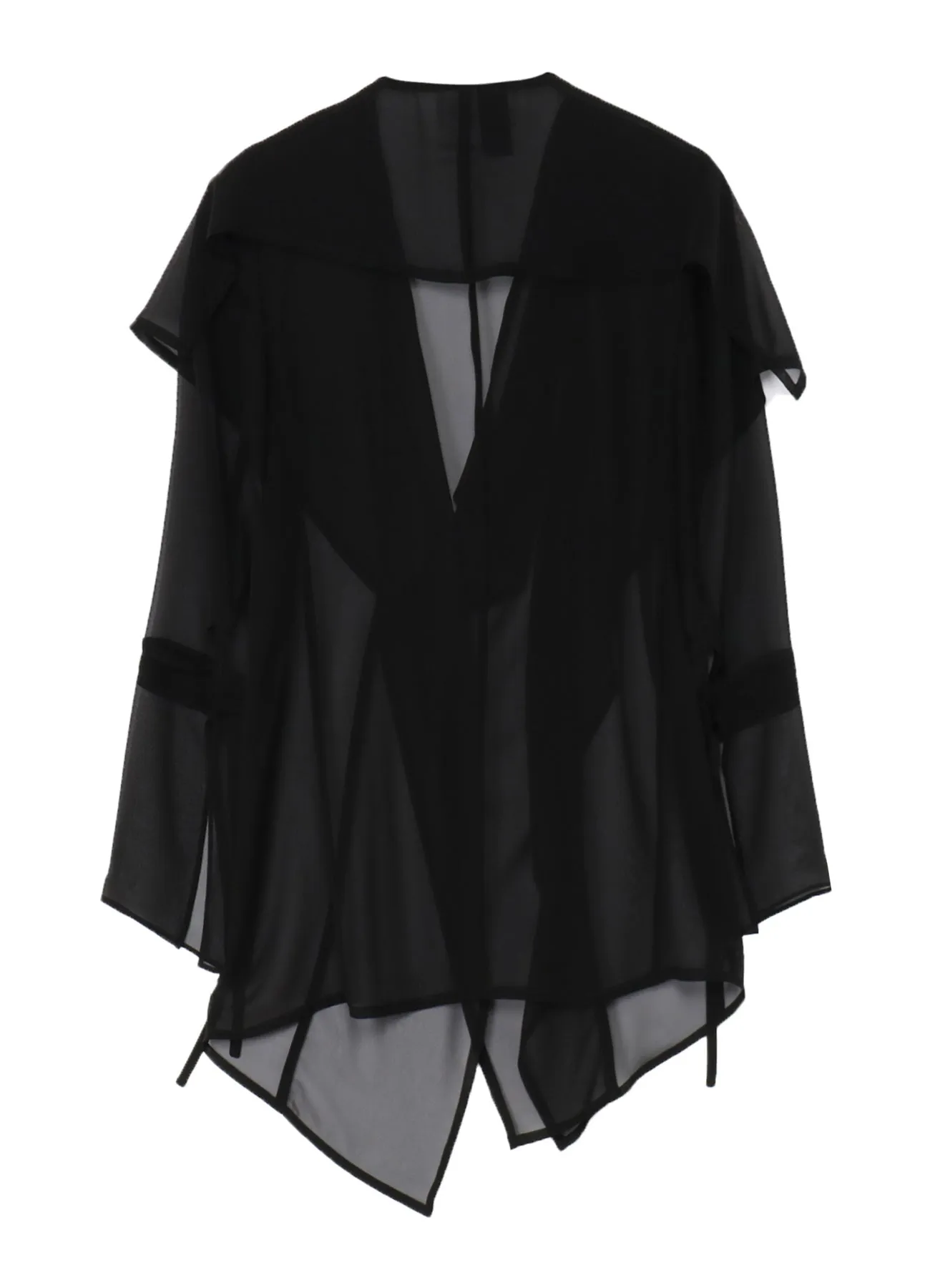 CHIFFON DRAPE JACKET sold by Yohji Yamamoto product image thumbnail 3