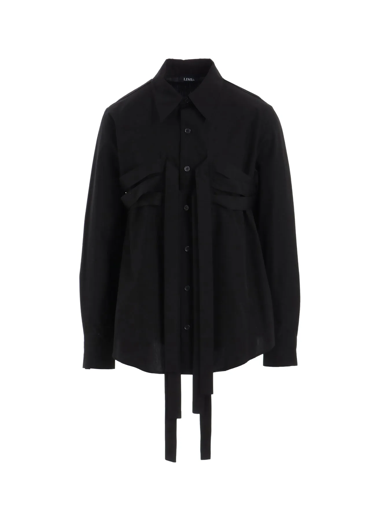 100/2 BROAD COTTON BELTED SHIRT sold by Yohji Yamamoto