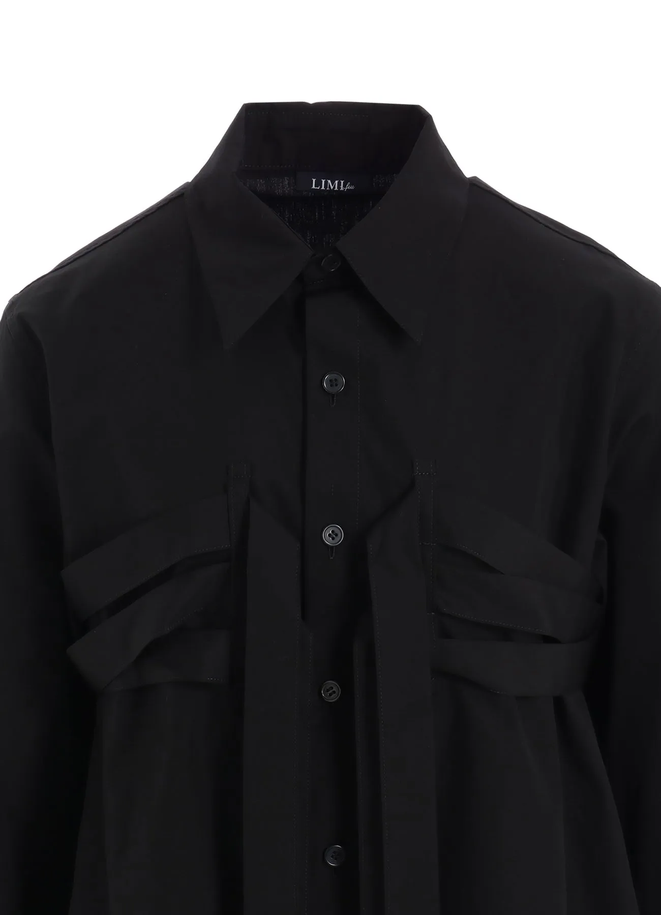100/2 BROAD COTTON BELTED SHIRT sold by Yohji Yamamoto product image thumbnail 5