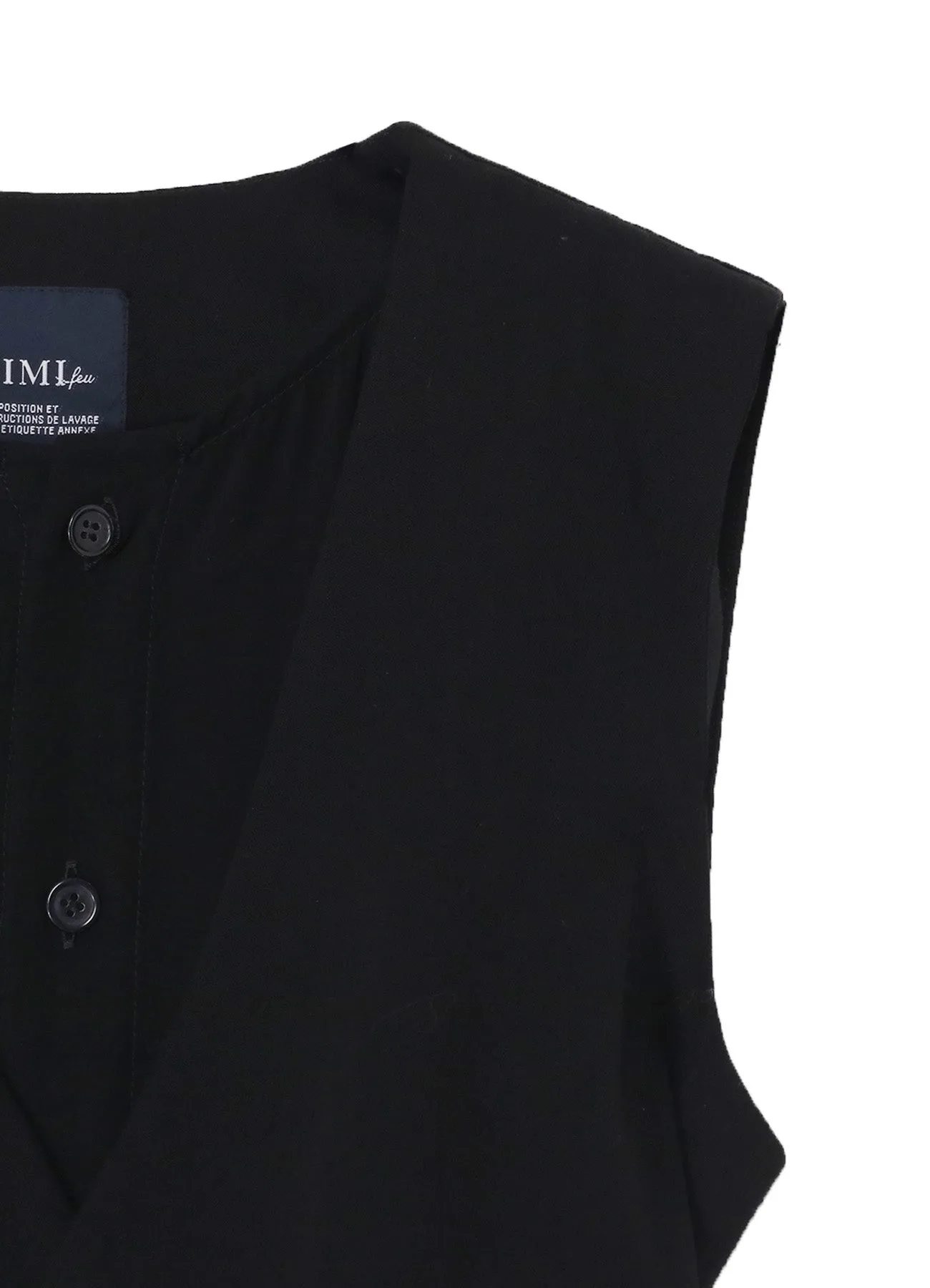 CHIFFON DRESS WITH VEST sold by Yohji Yamamoto product image thumbnail 5