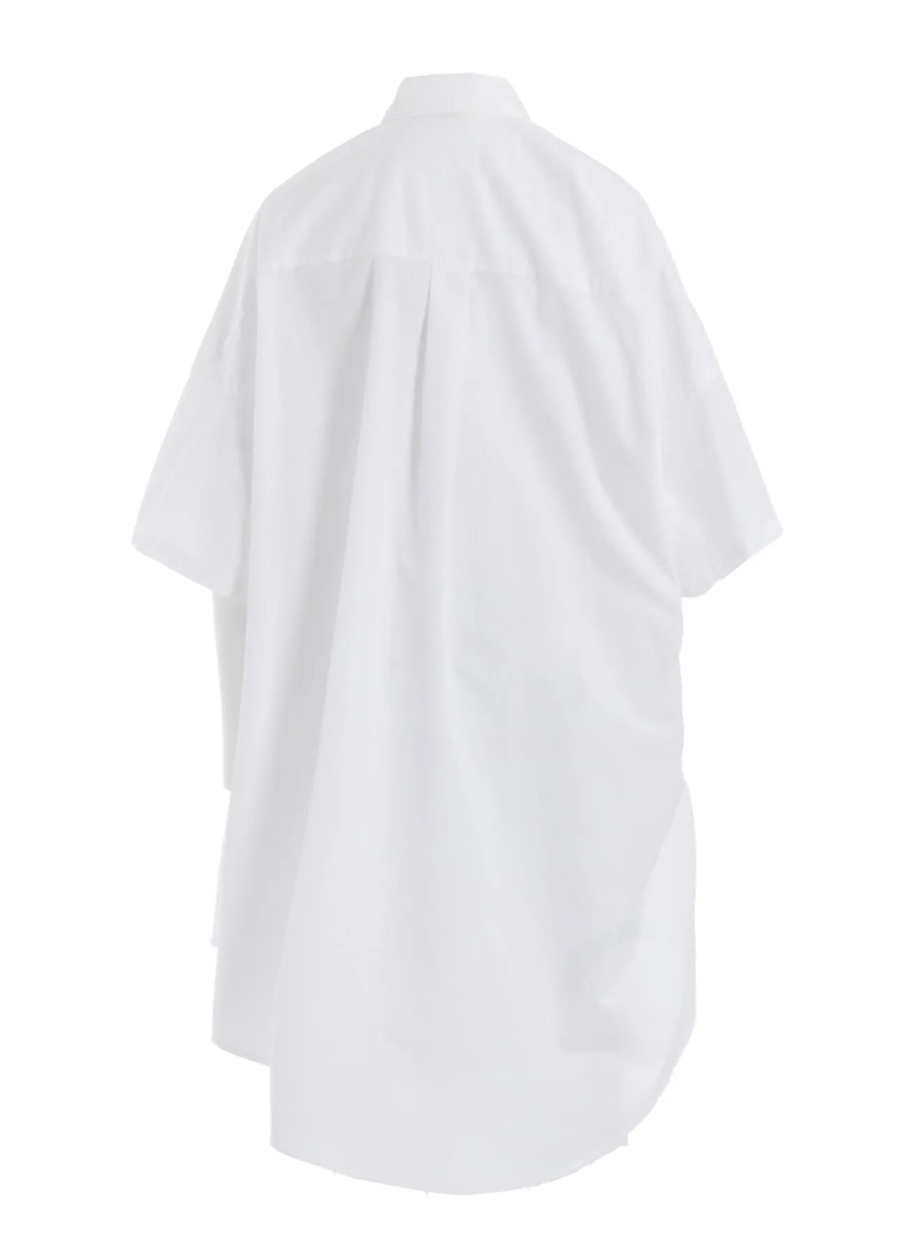100/2 BROAD COTTON ASYMMETRY SHIRT sold by Yohji Yamamoto product image thumbnail 4