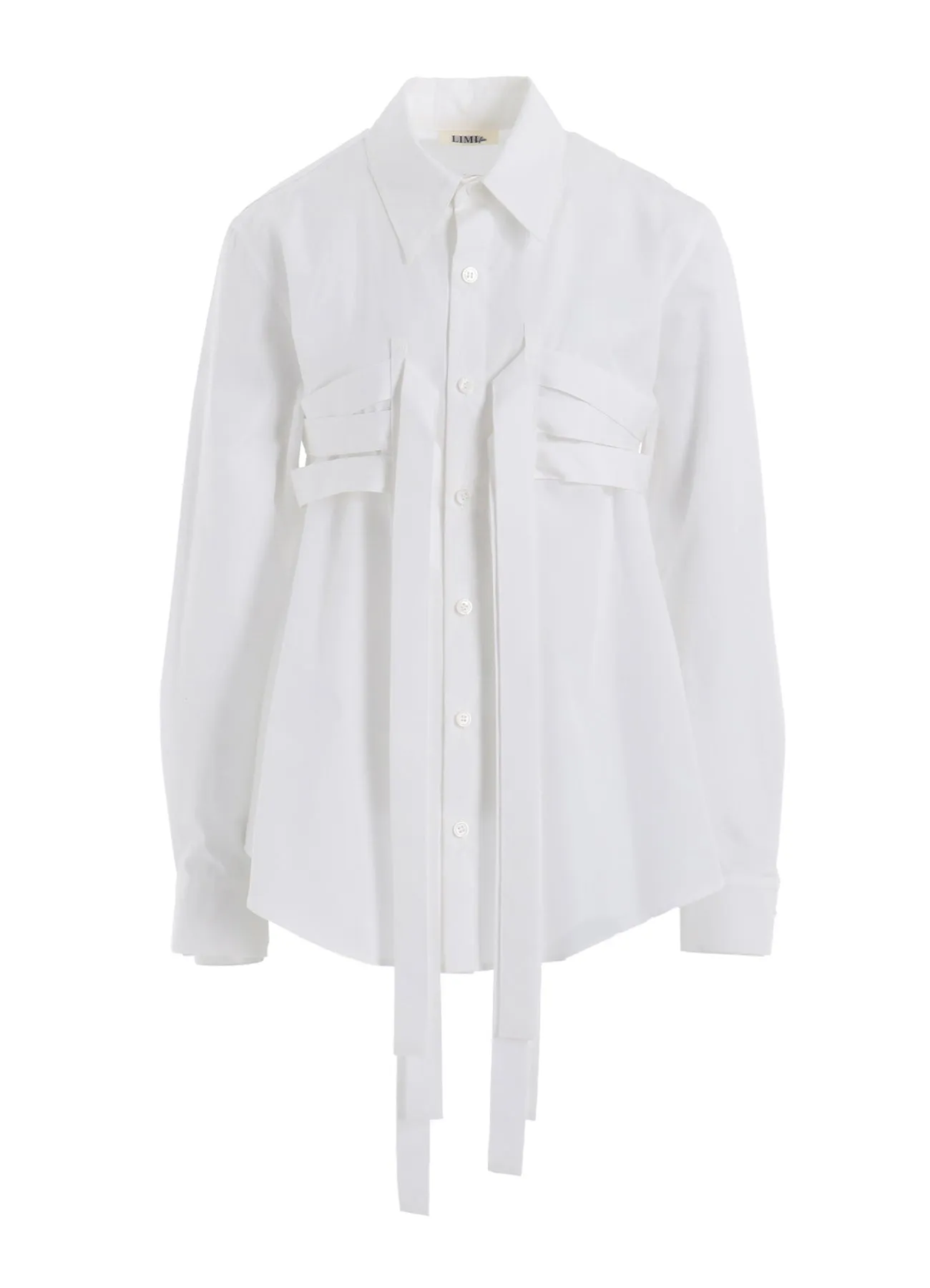 100/2 BROAD COTTON BELTED SHIRT sold by Yohji Yamamoto product image thumbnail 2