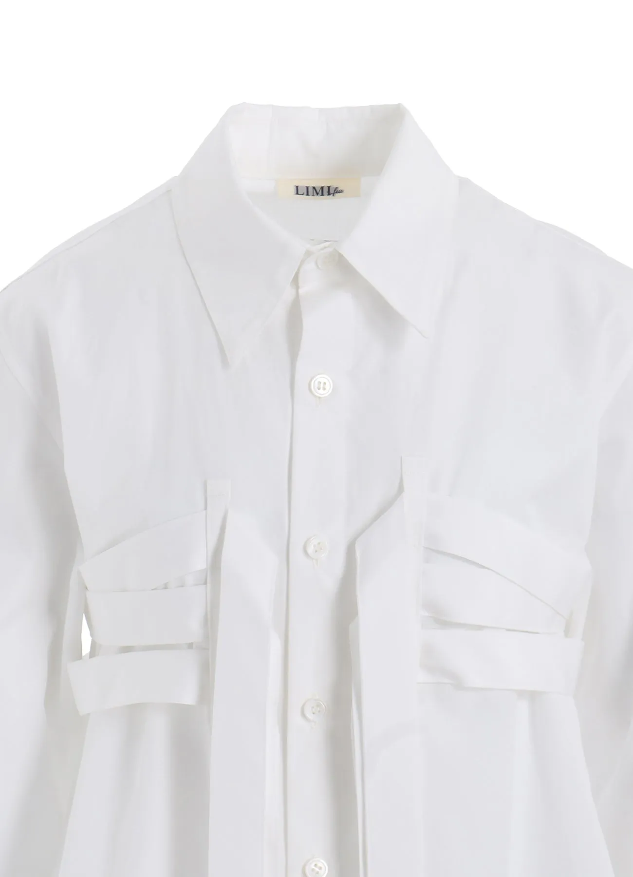 100/2 BROAD COTTON BELTED SHIRT sold by Yohji Yamamoto product image thumbnail 5