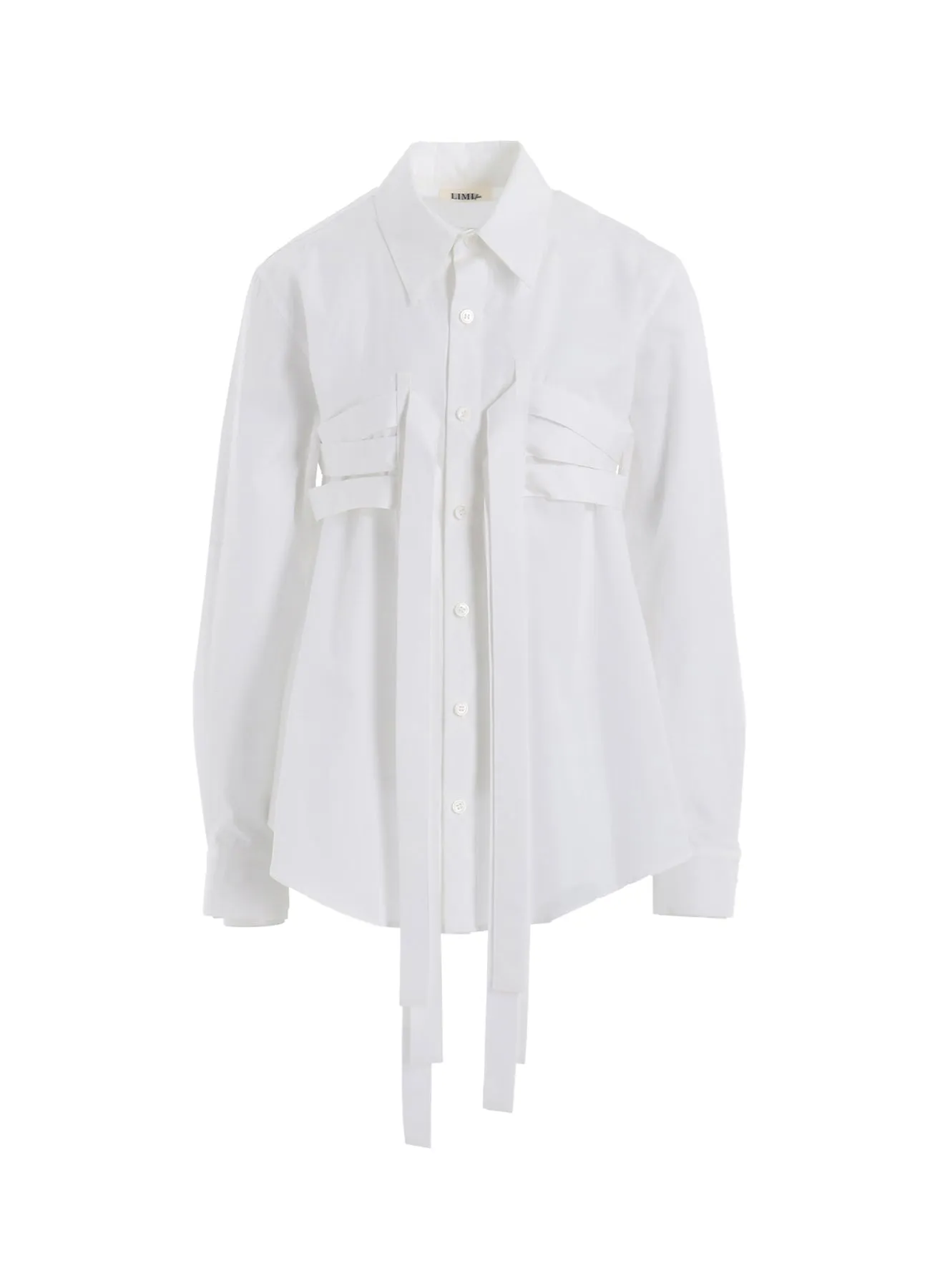 100/2 BROAD COTTON BELTED SHIRT sold by Yohji Yamamoto