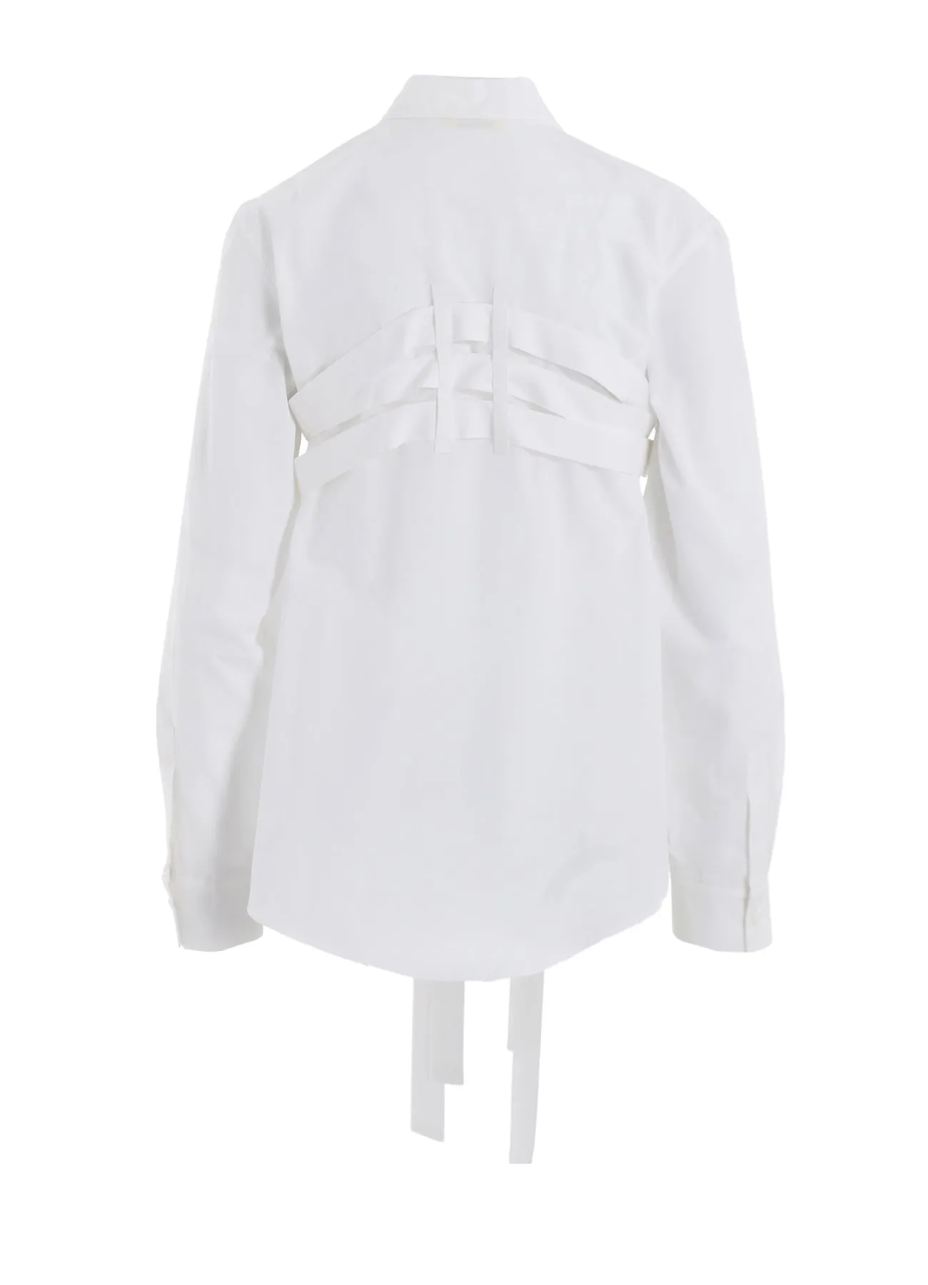 100/2 BROAD COTTON BELTED SHIRT sold by Yohji Yamamoto product image thumbnail 4