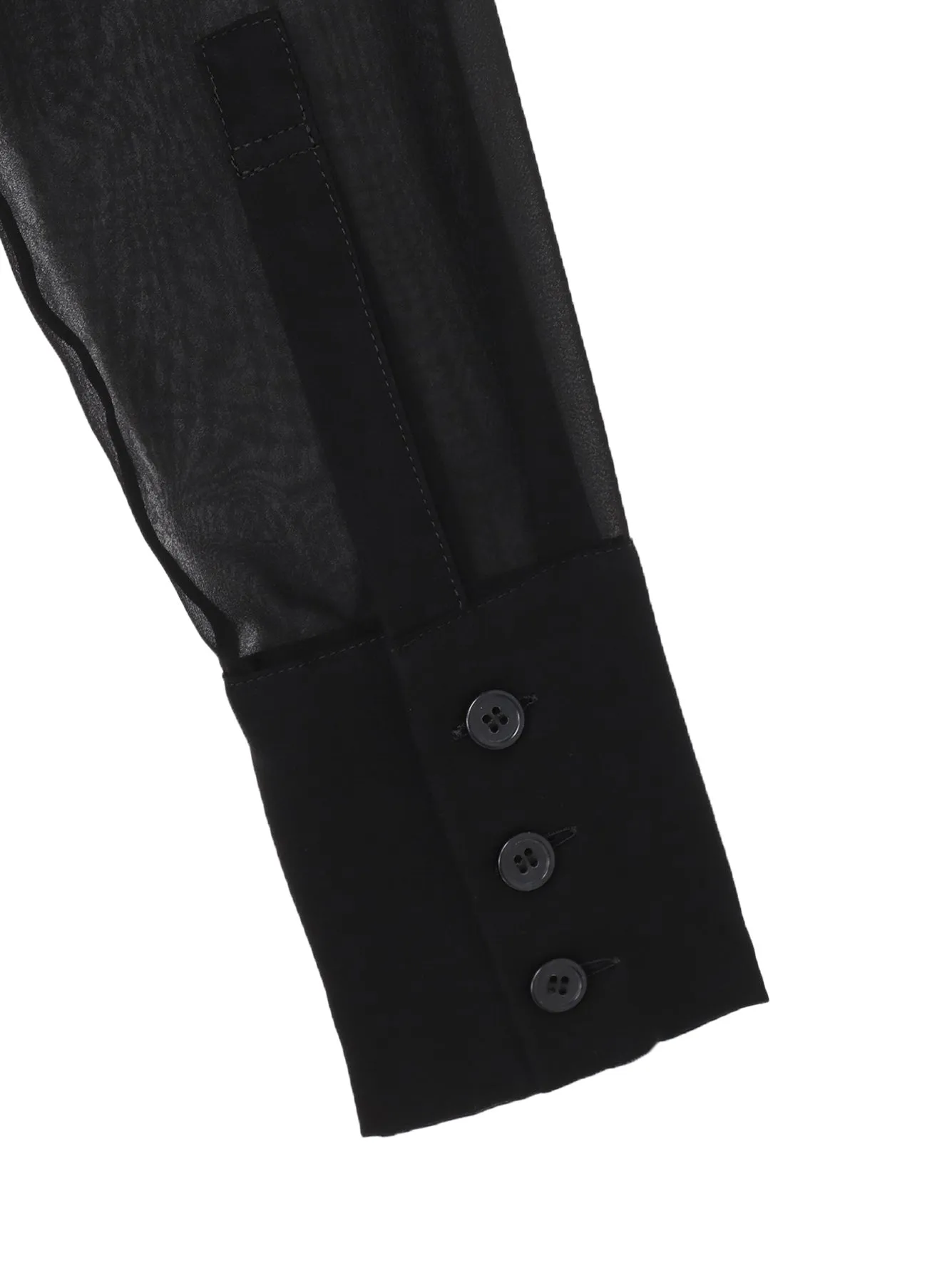 CHIFFON ASYMMETRY LAYERED DRESS sold by Yohji Yamamoto product image thumbnail 5