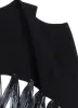 STRIPE RIBBON LACE-UP VEST sold by Yohji Yamamoto