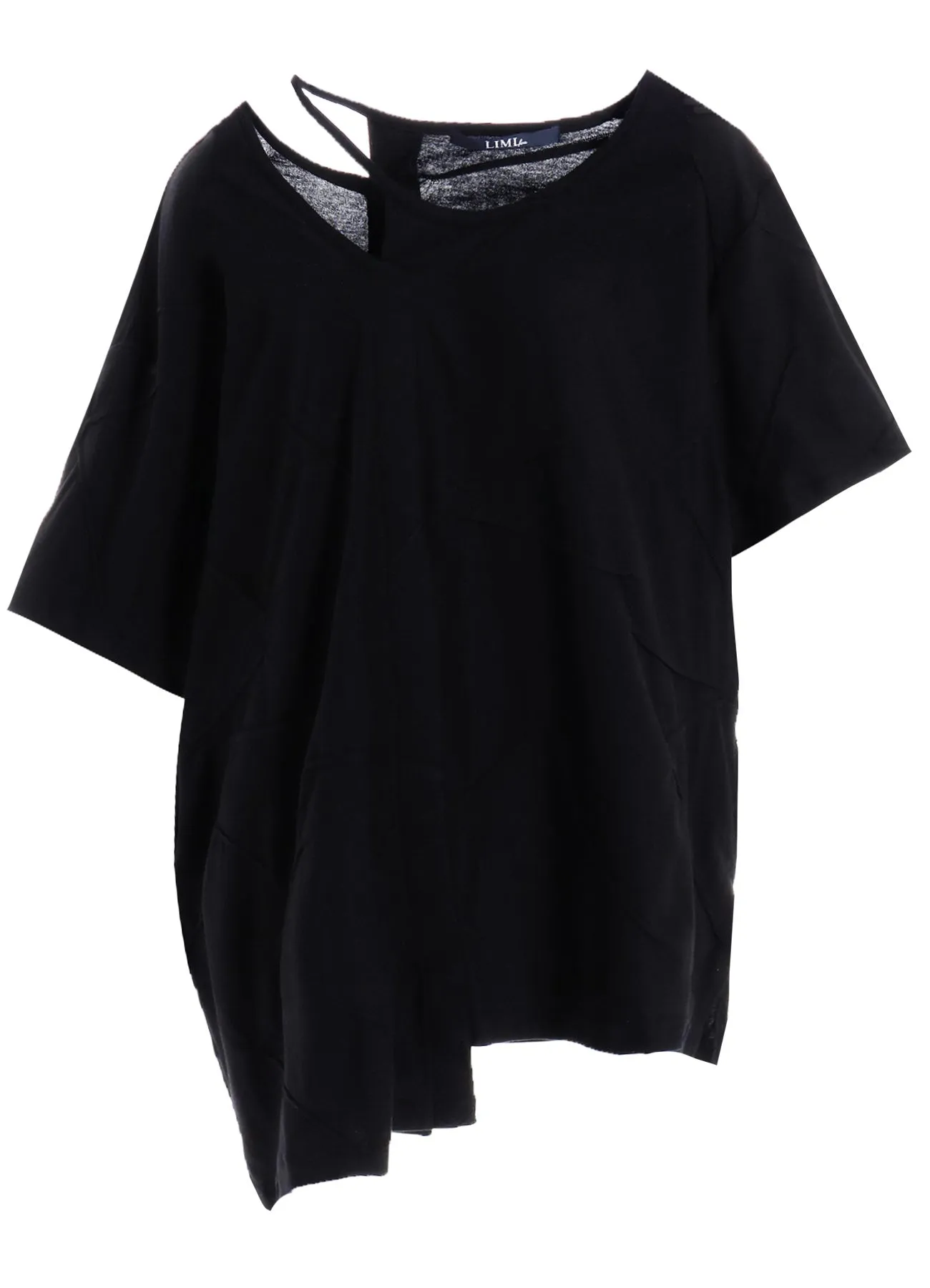 TUCK JACQUARD COMBINATION T-SHIRTS sold by Yohji Yamamoto product image thumbnail 2