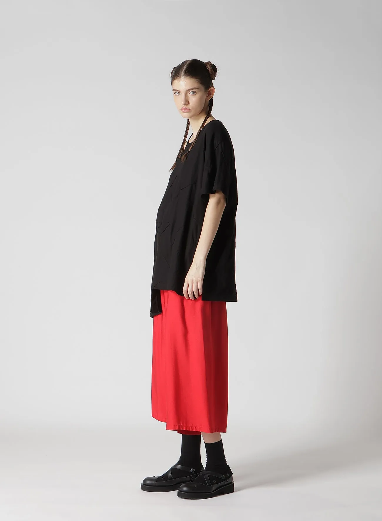 TUCK JACQUARD COMBINATION T-SHIRTS sold by Yohji Yamamoto product image thumbnail 4