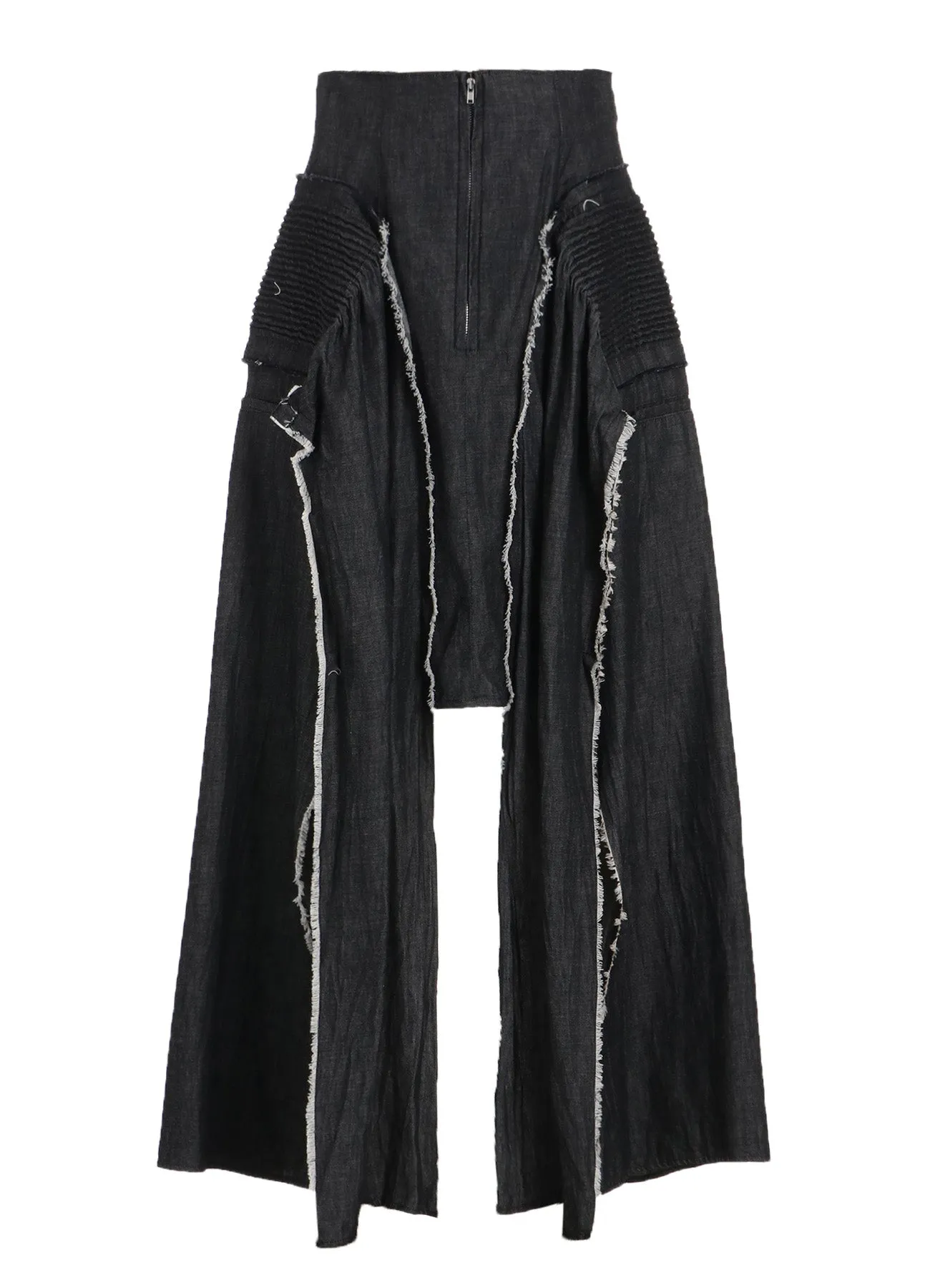 LIGHT DENIM GATHERED SKIRT sold by Yohji Yamamoto product image thumbnail 2