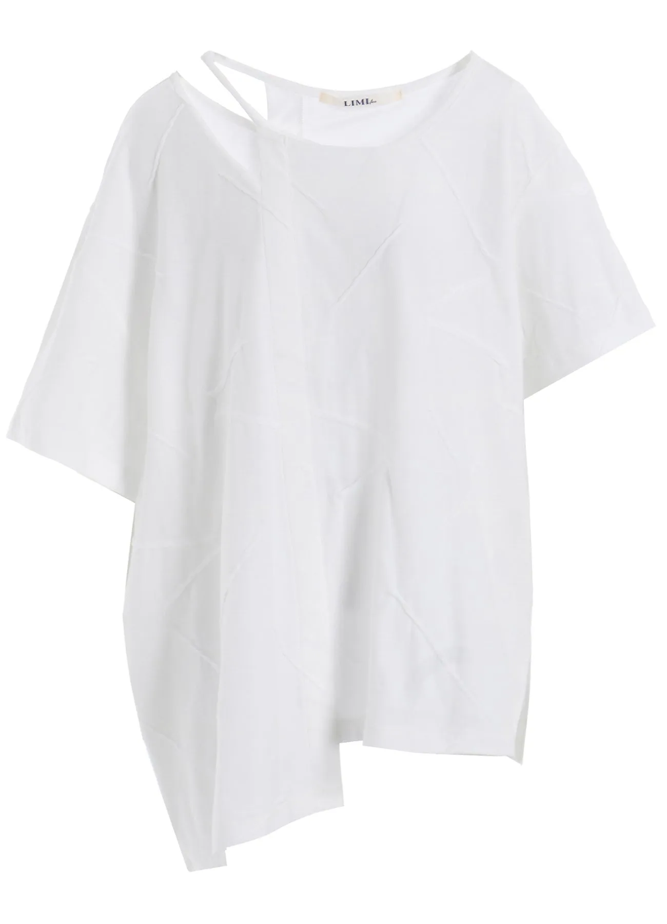 TUCK JACQUARD COMBINATION T-SHIRTS sold by Yohji Yamamoto product image thumbnail 2