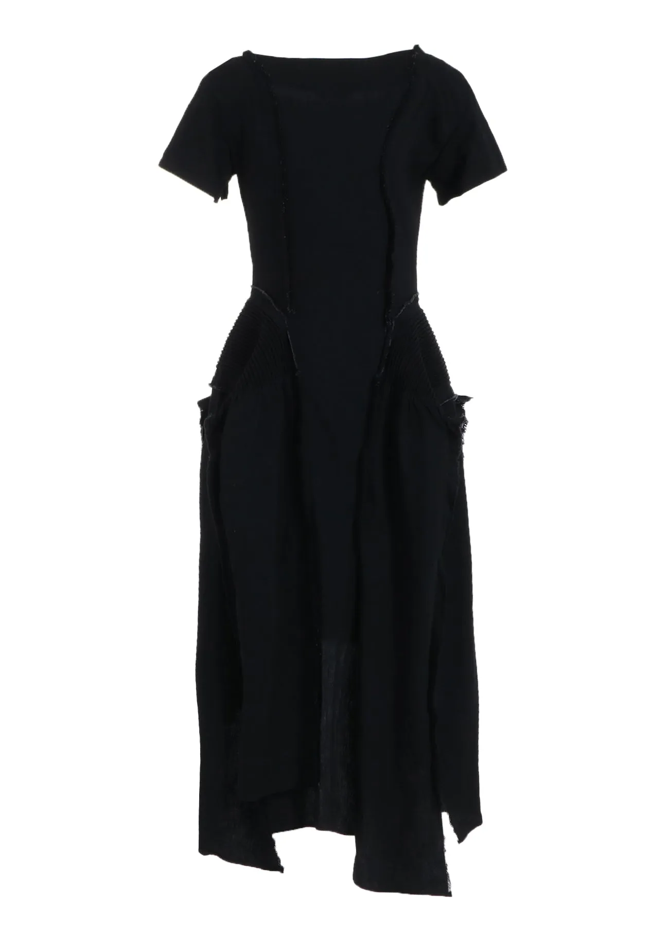 LIGHT DENIM GATHERED DRESS sold by Yohji Yamamoto product image thumbnail 4