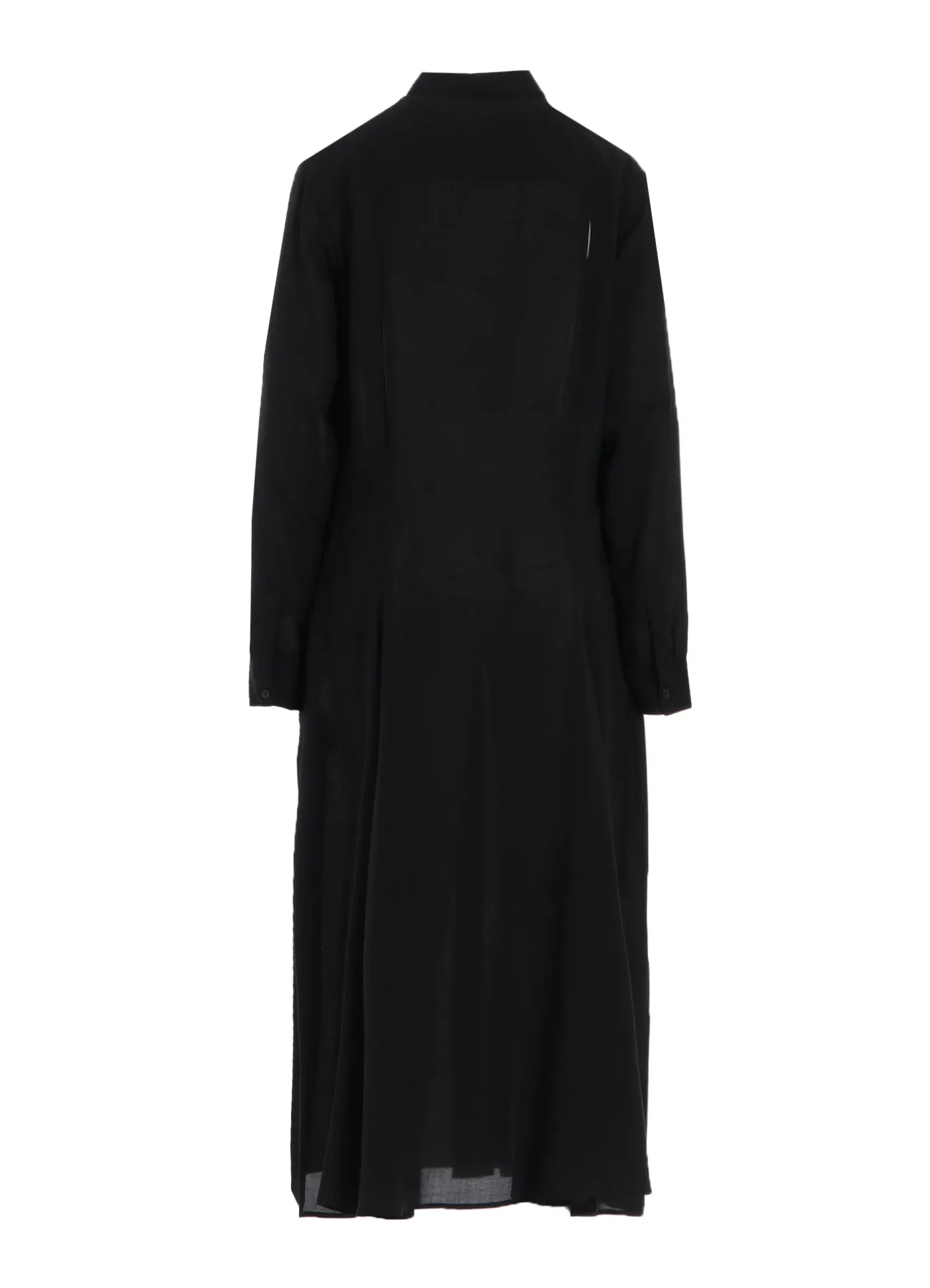 SOFT LAWN FLARED SLIT DRESS sold by Yohji Yamamoto product image thumbnail 3