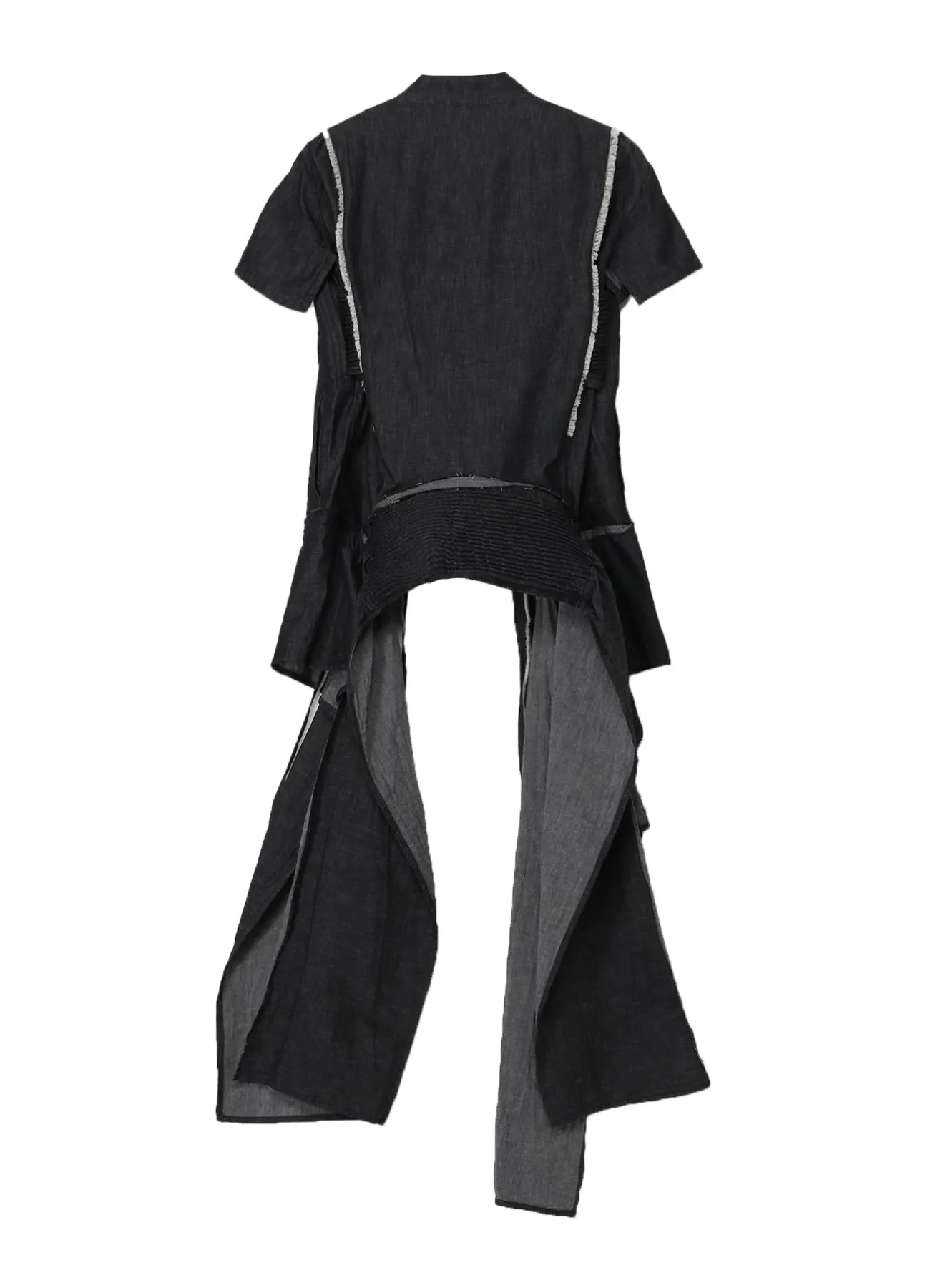 LIGHT DENIM GATHERED JACKET sold by Yohji Yamamoto product image thumbnail 3