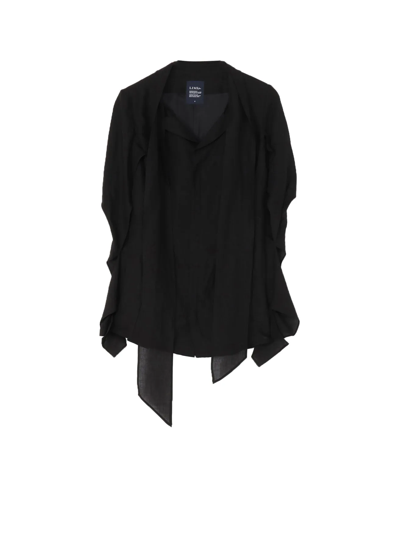 CLEAR LAWN SPIRAL SLEEVE JACKET sold by Yohji Yamamoto