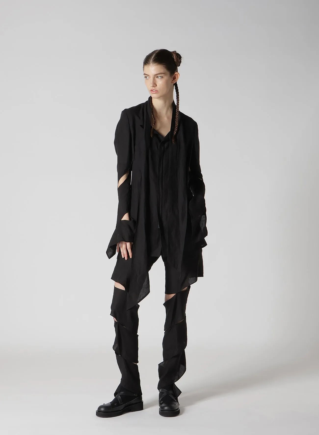 CLEAR LAWN SPIRAL SLEEVE JACKET sold by Yohji Yamamoto product image thumbnail 5