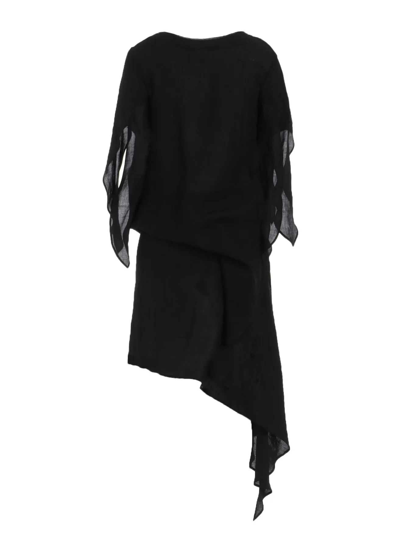 CLEAR LAWN RIBBON DRESS A sold by Yohji Yamamoto product image thumbnail 4