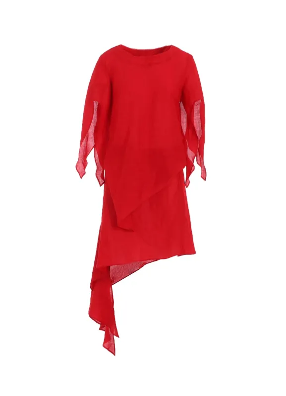 CLEAR LAWN RIBBON DRESS A sold by Yohji Yamamoto