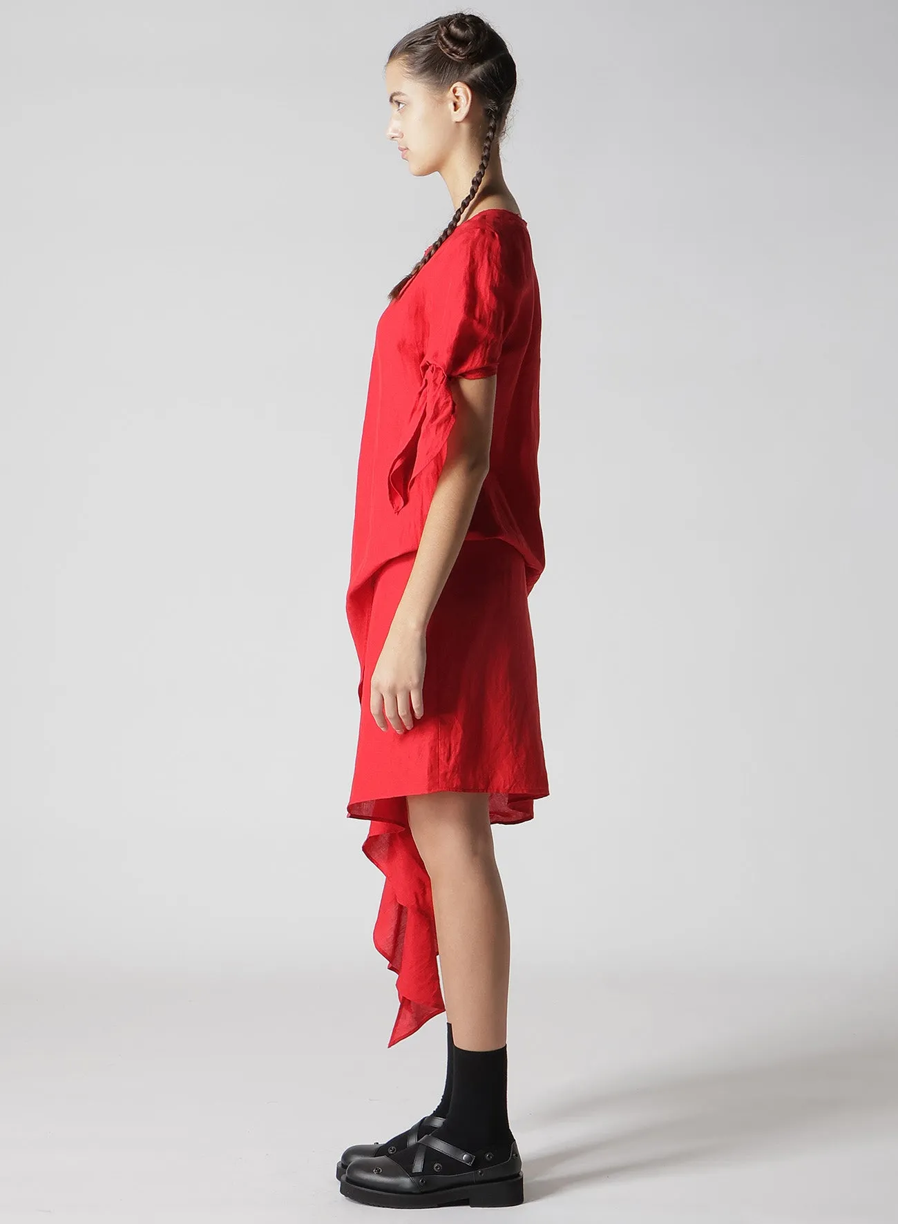 CLEAR LAWN RIBBON DRESS A sold by Yohji Yamamoto product image thumbnail 5