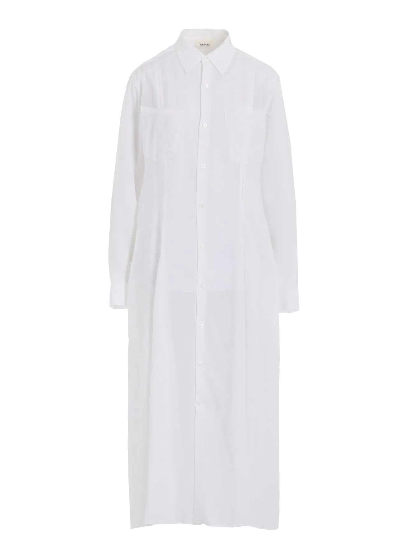 SOFT LAWN FLARED SLIT DRESS sold by Yohji Yamamoto product image thumbnail 2