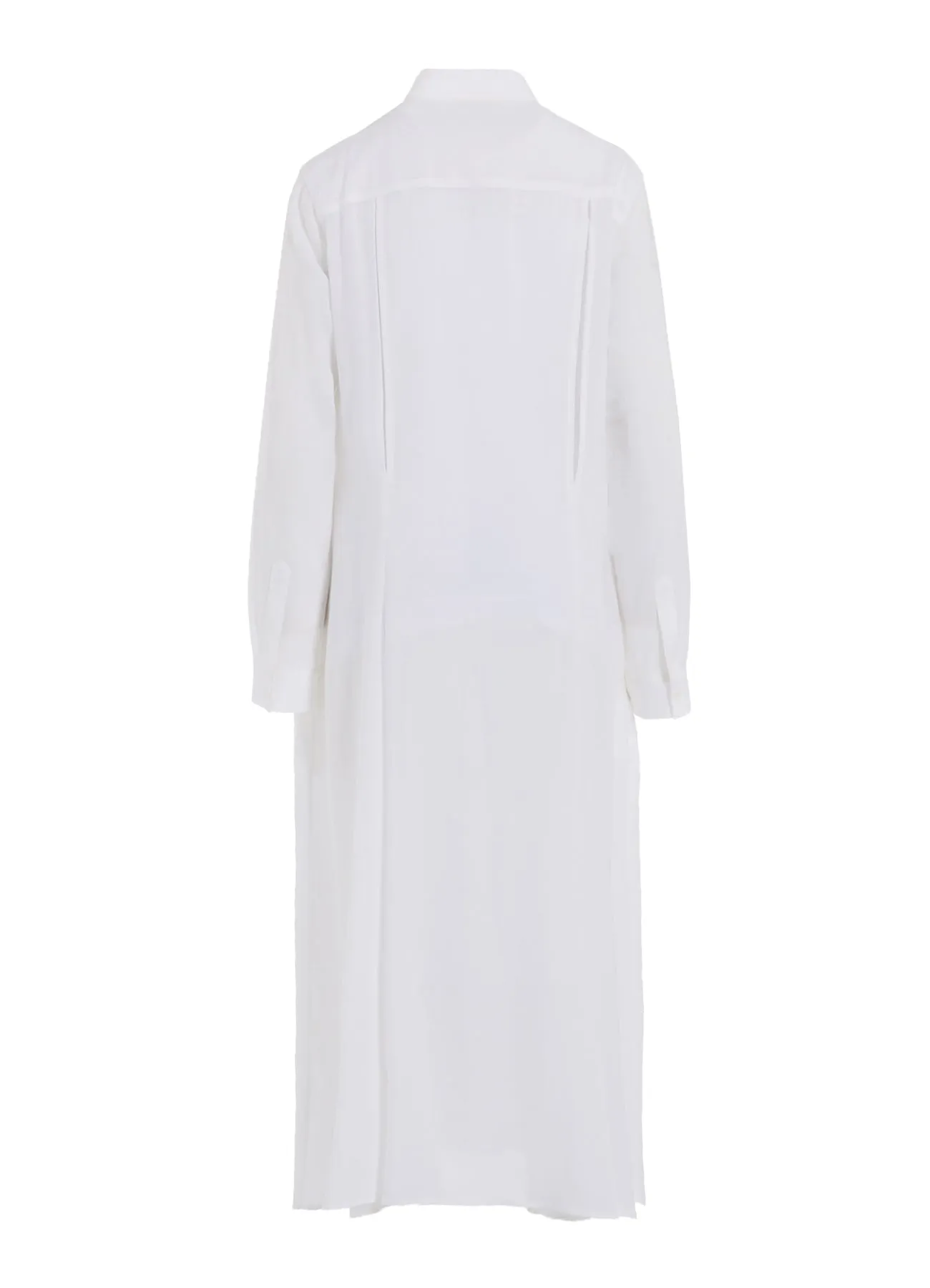 SOFT LAWN FLARED SLIT DRESS sold by Yohji Yamamoto product image thumbnail 4