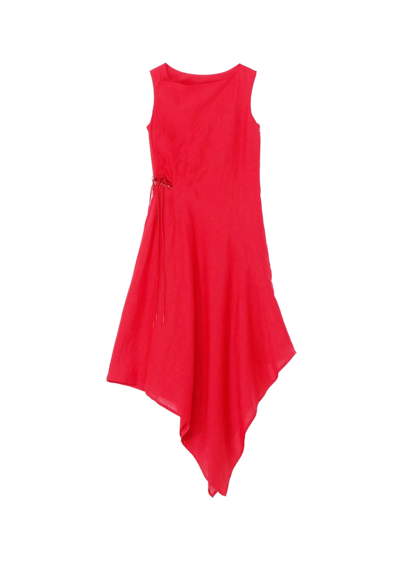 CLEAR LAWN WAIST LAVE-UP DRESS sold by Yohji Yamamoto