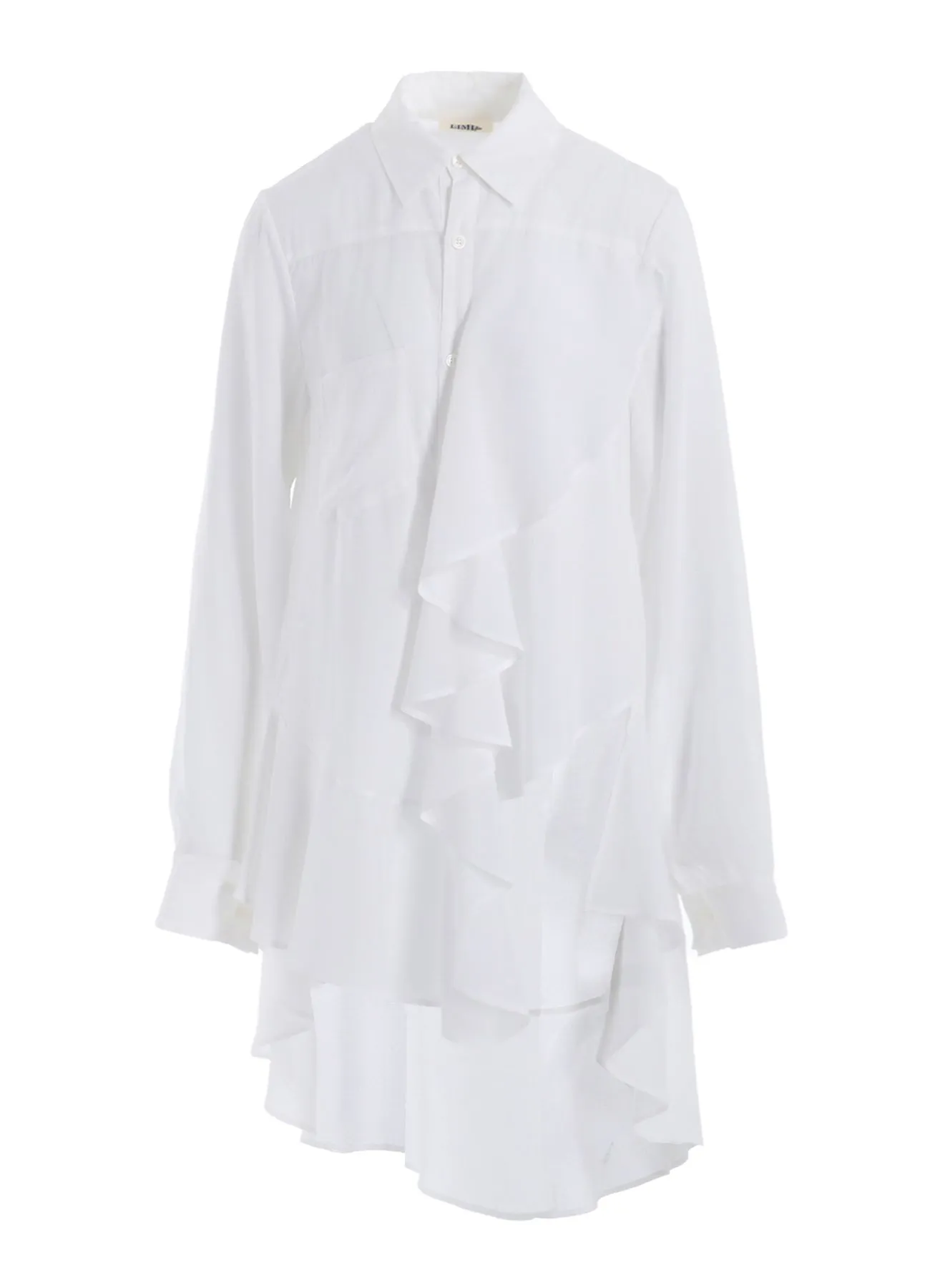 SOFT LAWN FRILL BLOUSE sold by Yohji Yamamoto product image thumbnail 2