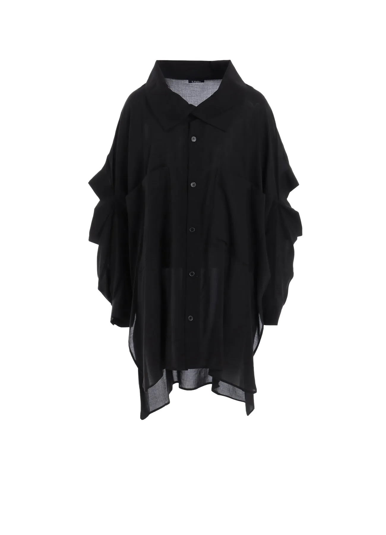 SOFT LAWN ELBOW SLIT LONG SHIRT sold by Yohji Yamamoto
