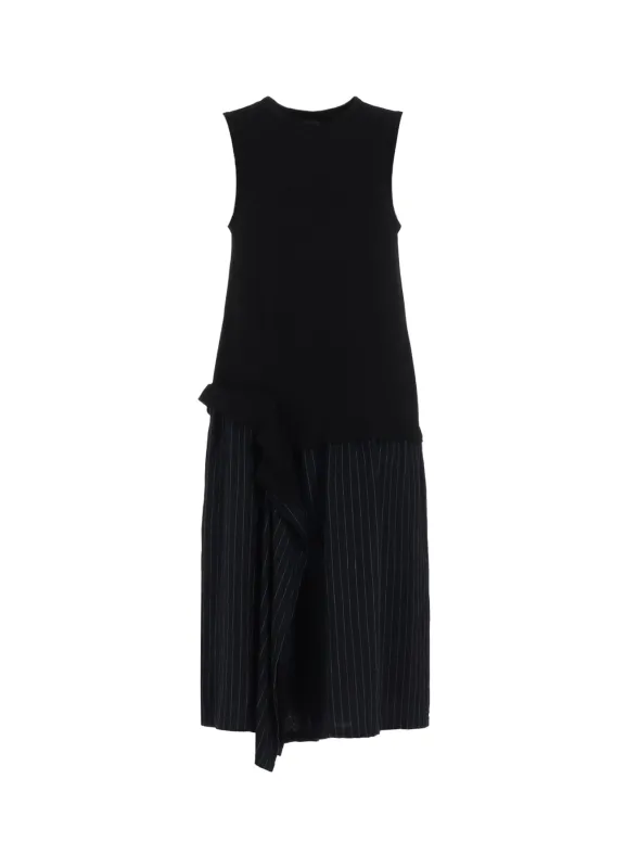 ULTIMA JERSEY + LIGHTWEIGHT DONGOLOS DOCKING SWING DRESSES sold by Yohji Yamamoto