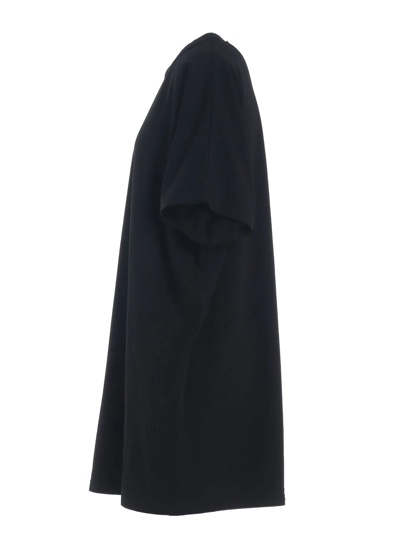 30/1 COMBED JERSEY ASYMMETRIC COLLAR TUNIC sold by Yohji Yamamoto product image thumbnail 3