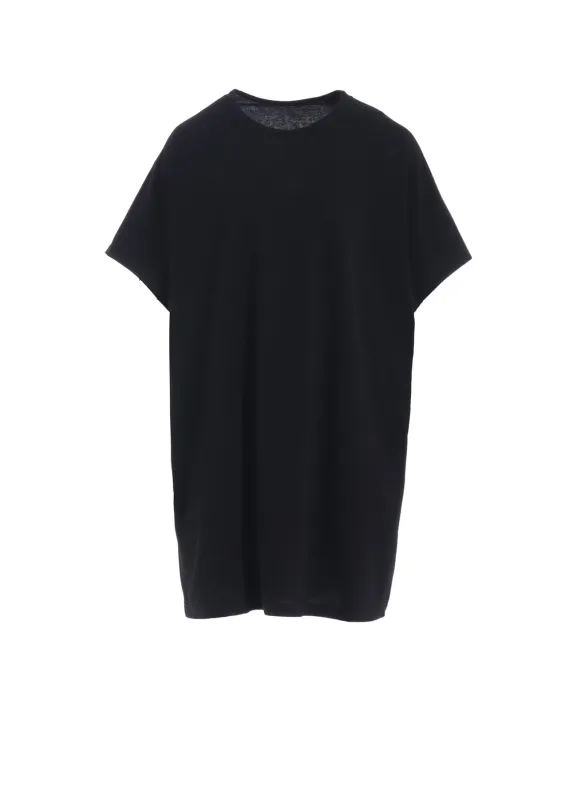 30/1 COMBED JERSEY ASYMMETRIC COLLAR TUNIC sold by Yohji Yamamoto