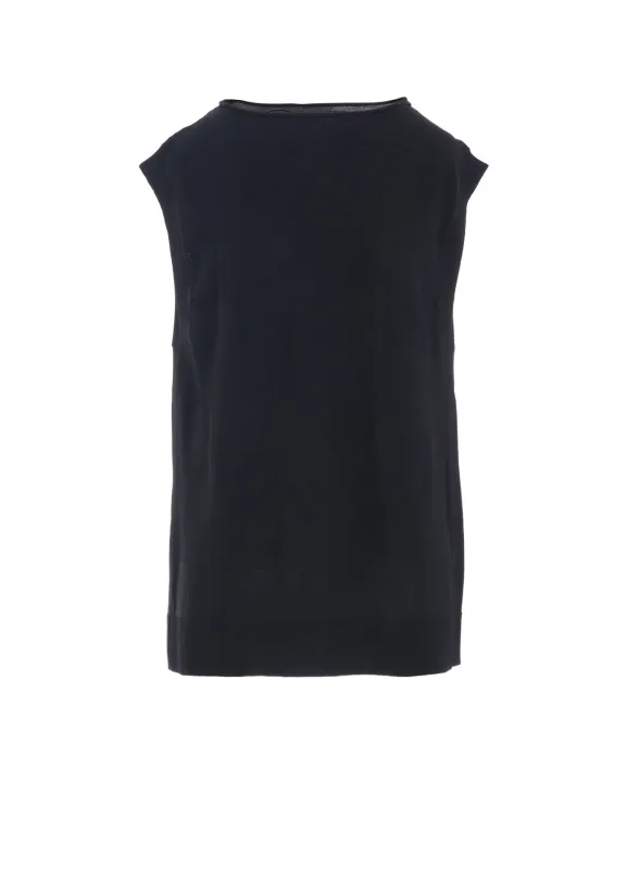 CAC KNIT DOT VEST sold by Yohji Yamamoto